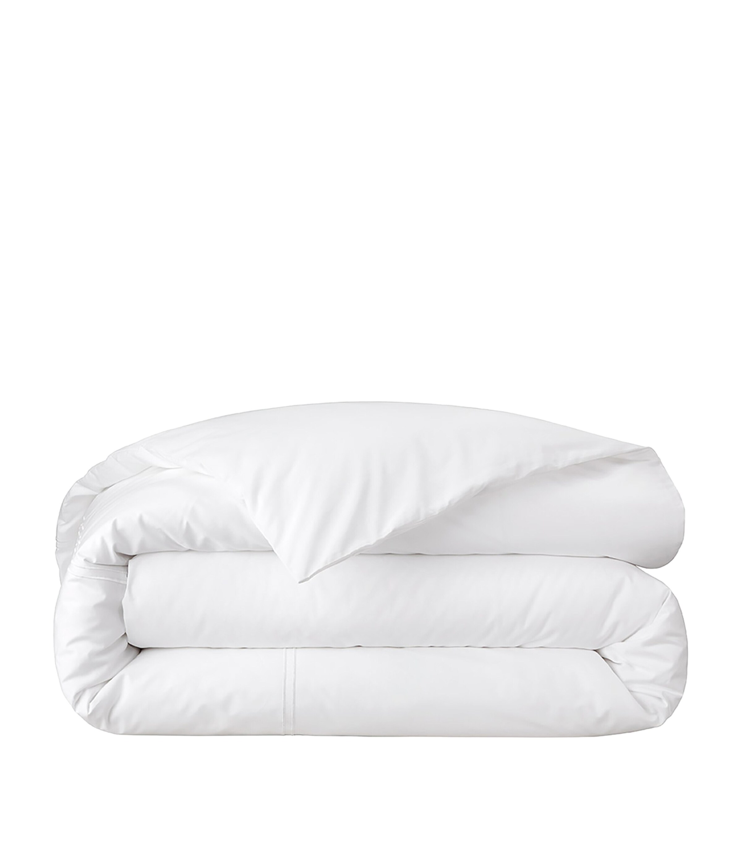 Yves Delorme Organic Cotton Duo Blanc Double Duvet Cover (200cm x 200cm) Blanc Image 2