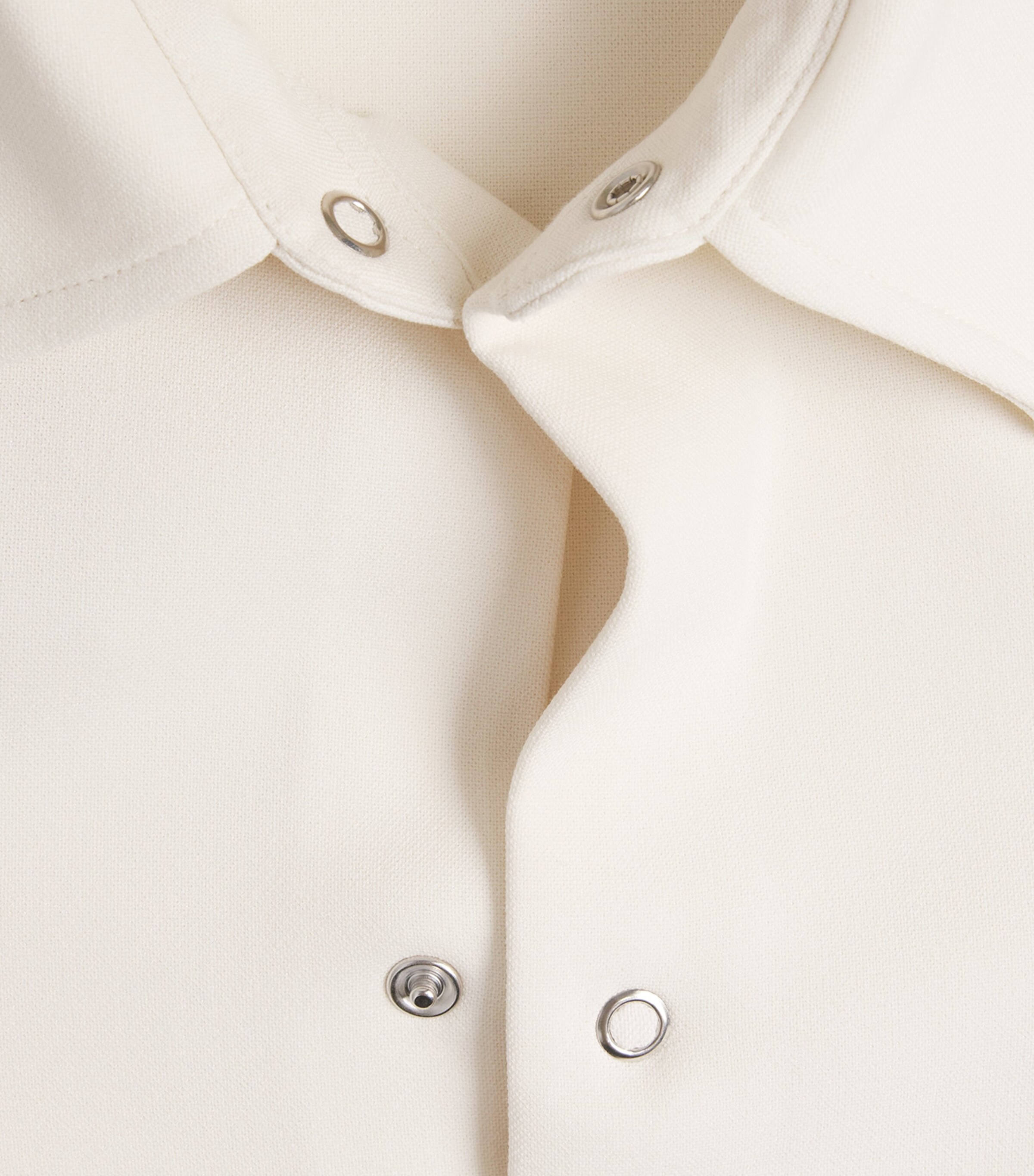 Fleece Long-Sleeve Shirt ECRU Image 5