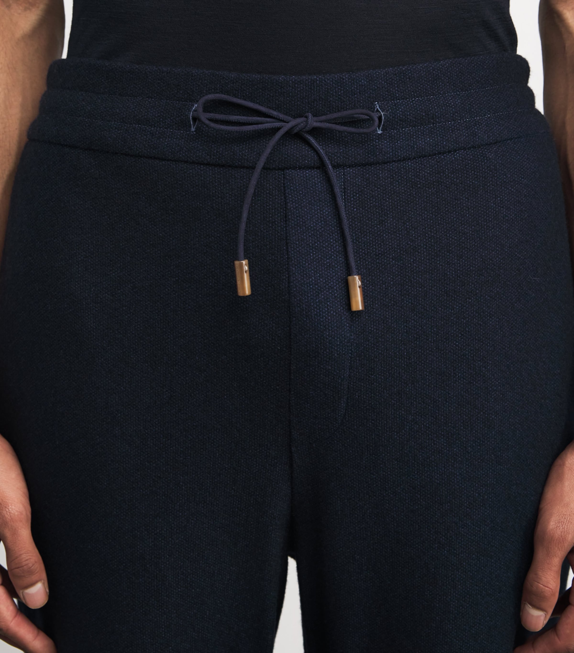 Cashmere-Silk Sweatpants 43009 DARK BLU Image 6