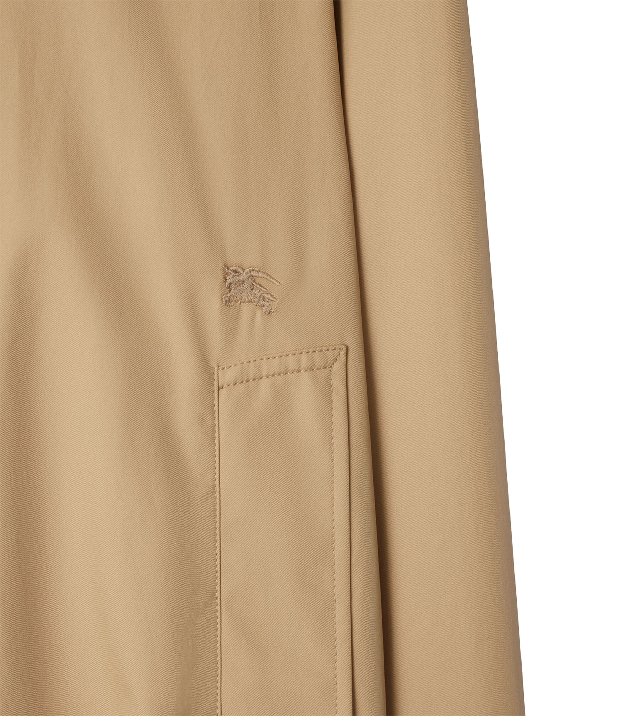 Cotton Gabardine Chester Harrington Jacket FLAX Image 6