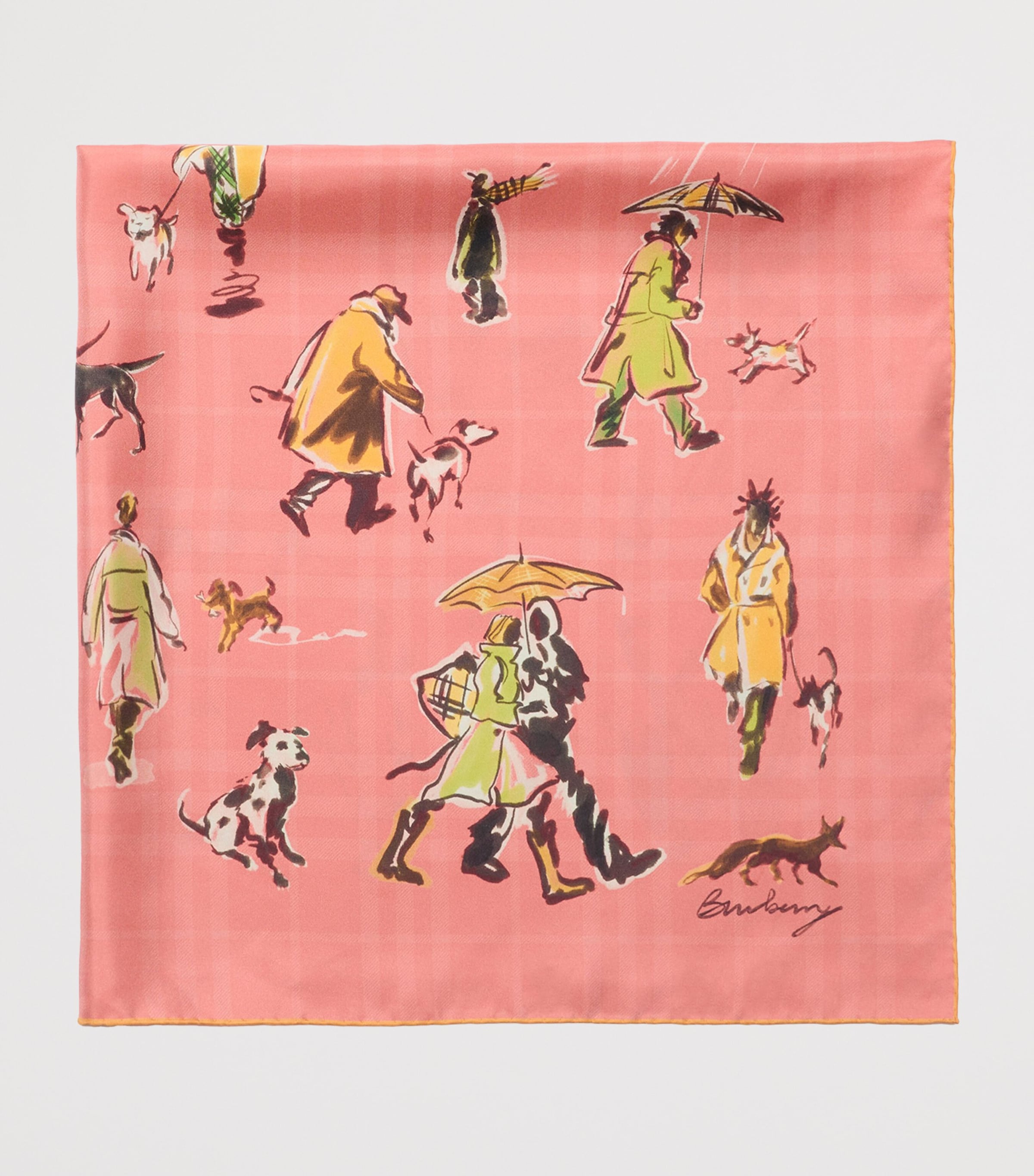 Silk Paws On Parade Scarf CONFETTI Image 4