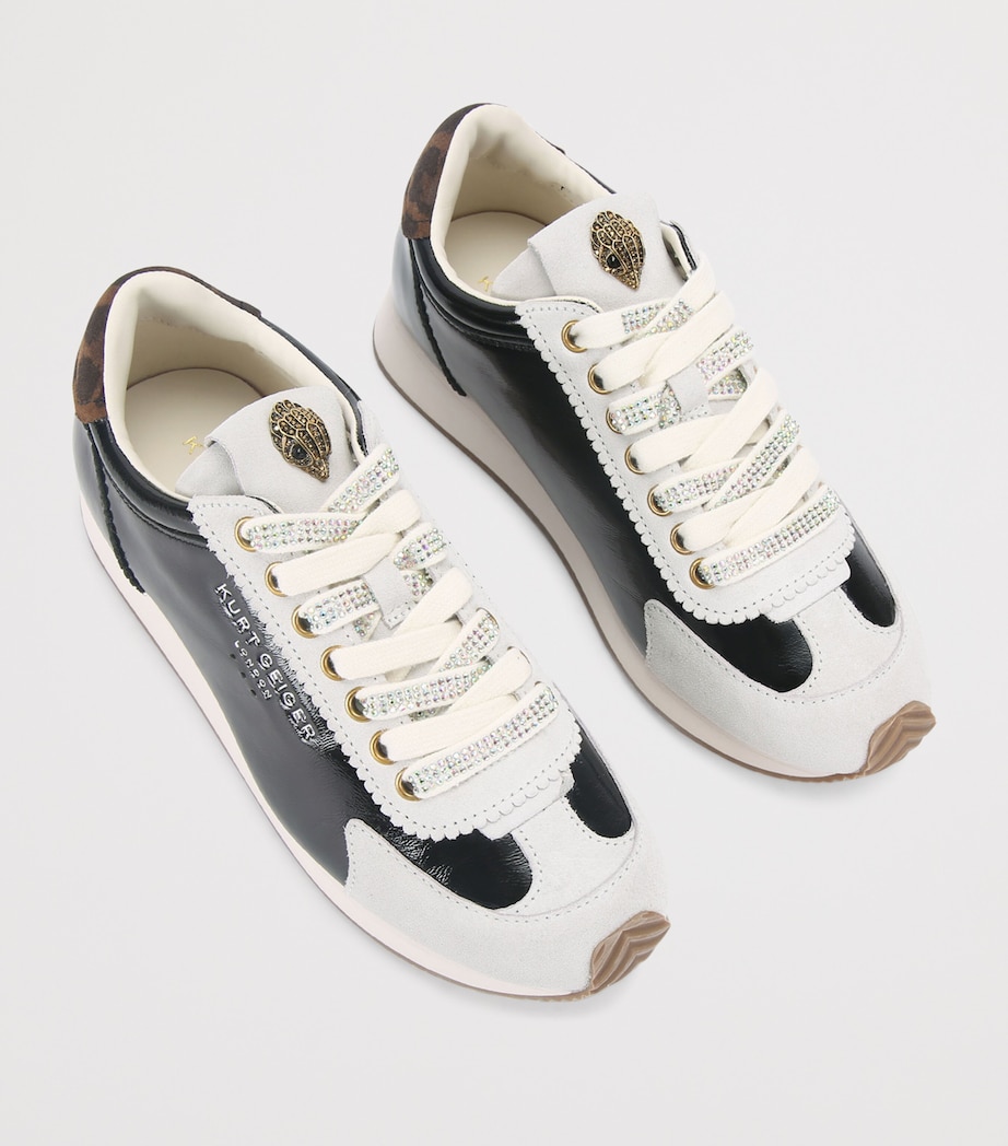 Patent Leather Islington Low-Top Sneakers BLACK/COMB Image 4