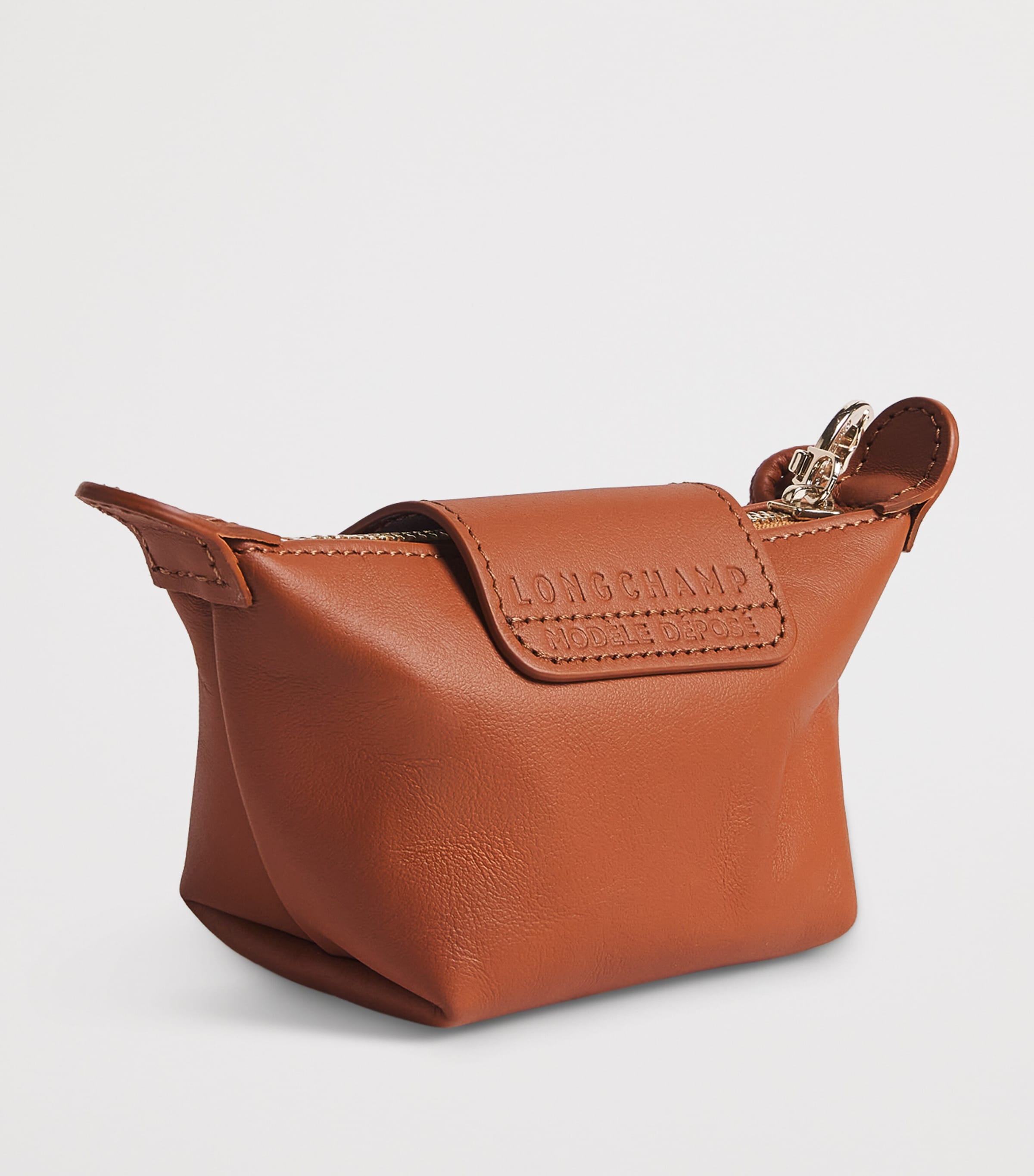 Longchamp Leather Le Pliage Xtra Coin Purse Cashew Image 3