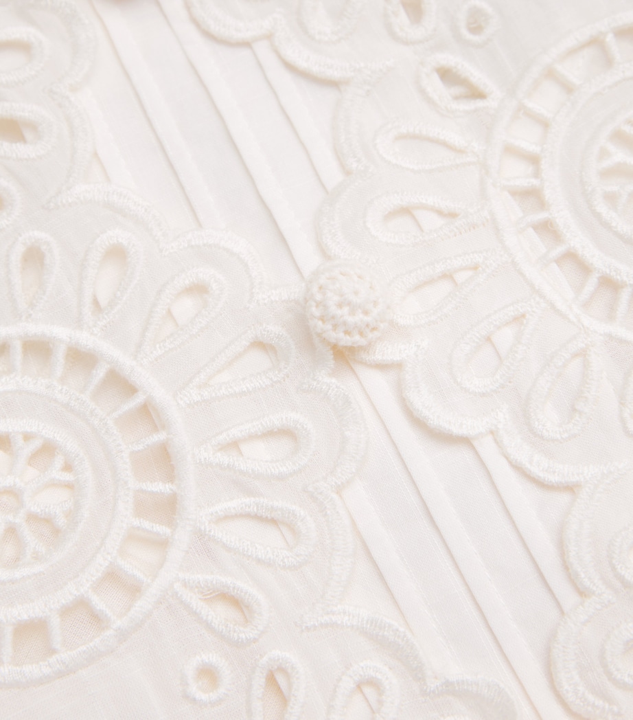 Broderie Anglaise Lucky Blouse IVO/IVORY Image 5