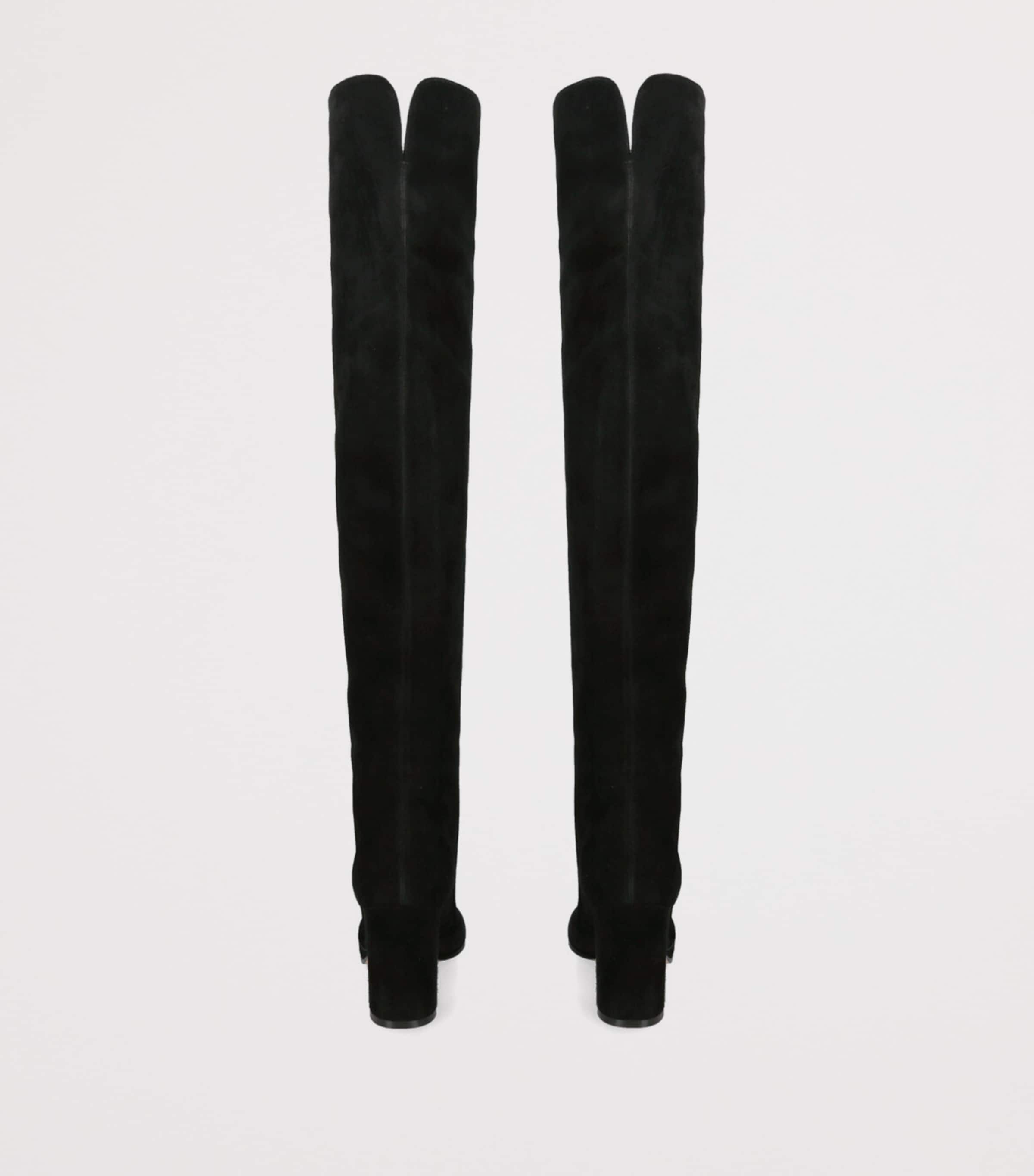 Suede Glen Over-The-Knee Boots 85 BLACK Image 2