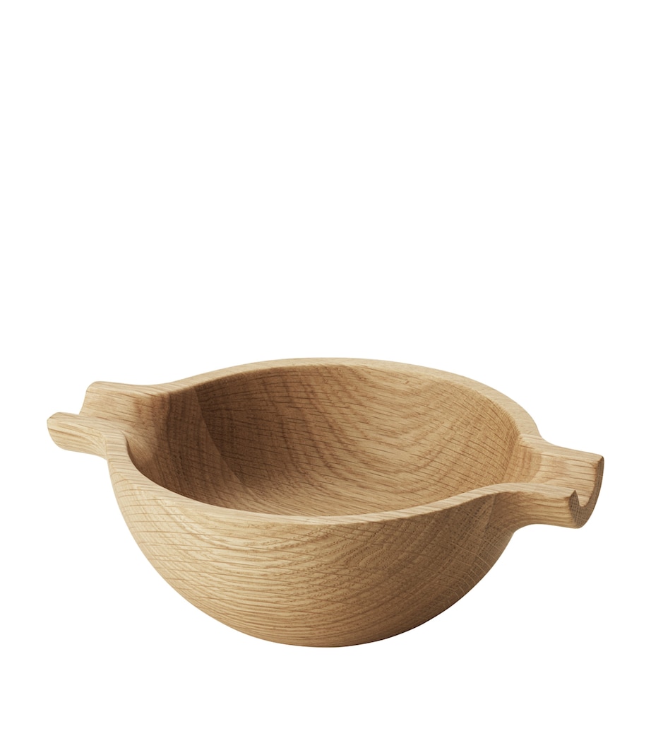 Georg Jensen Small Wood Koppel Bowl (20cm) Oak Wood Image 1