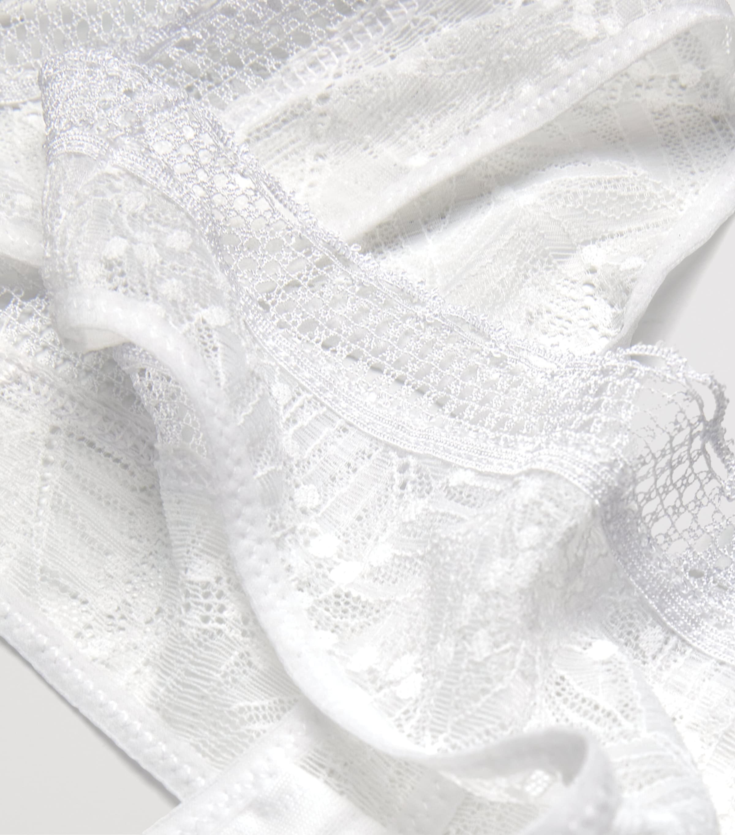 Lace Comète Tanga Thong 011 BLANC Image 4