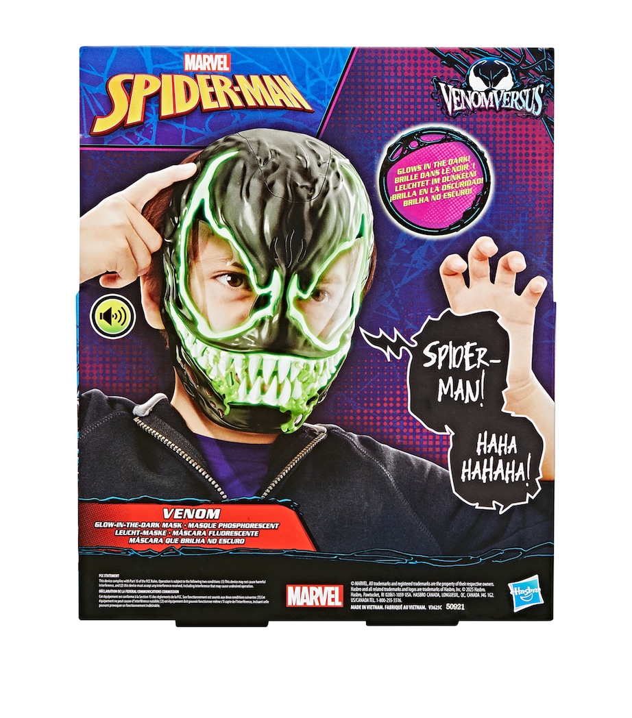 Spider-Man Venom Versus Venom Glow-In-The-Dark Mask MULTI Image 3