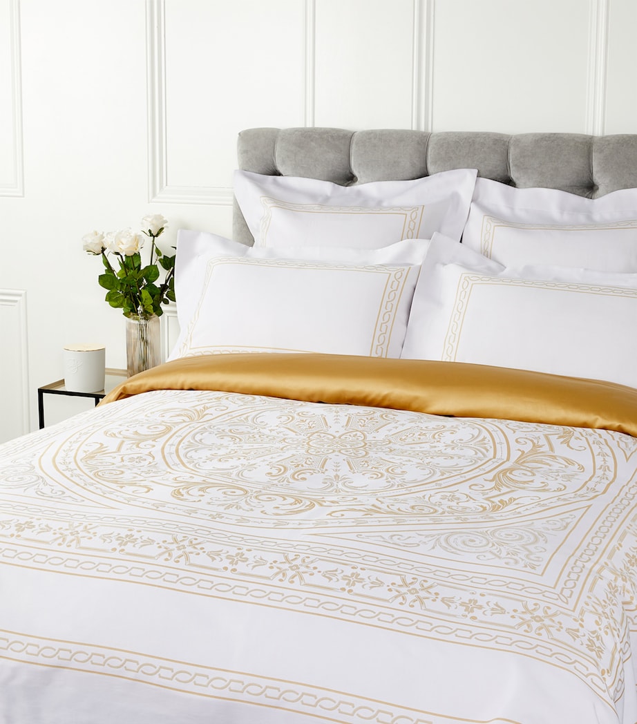 Celso De Lemos Versailles Oxford Pillowcase (50cm x 75cm) Miel Image 2