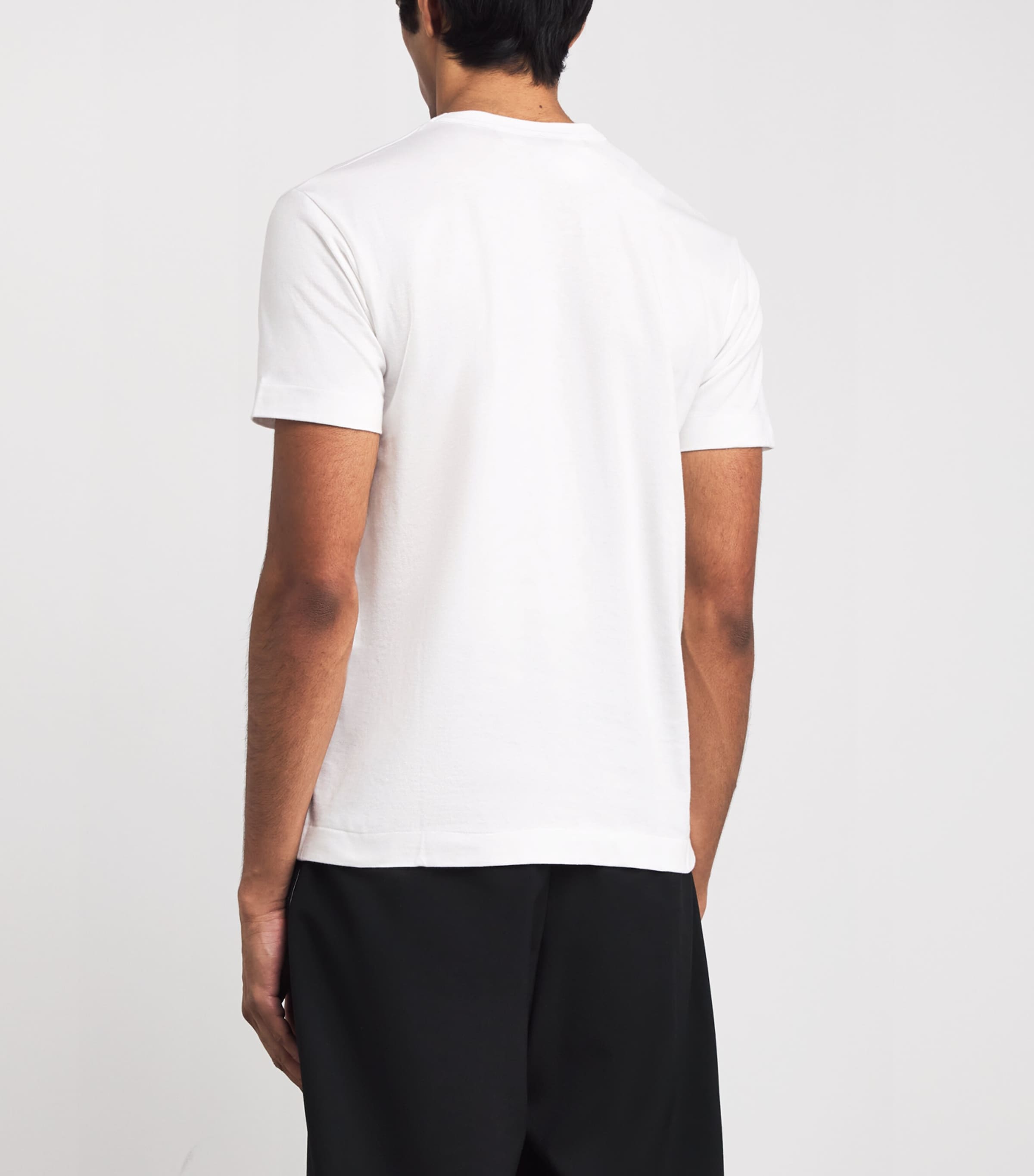 Camouflage Half Heart Logo T-Shirt 1 - WHITE Image 4