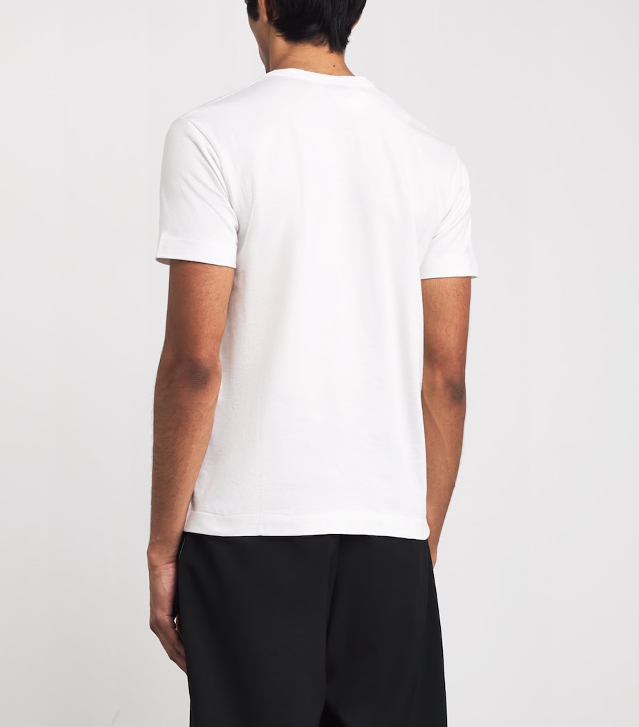 Camouflage Half Heart Logo T-Shirt 1 - WHITE Image 4