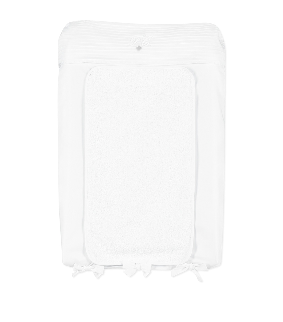 Cotton Changing Mat Cover 1 BLANC Image 1