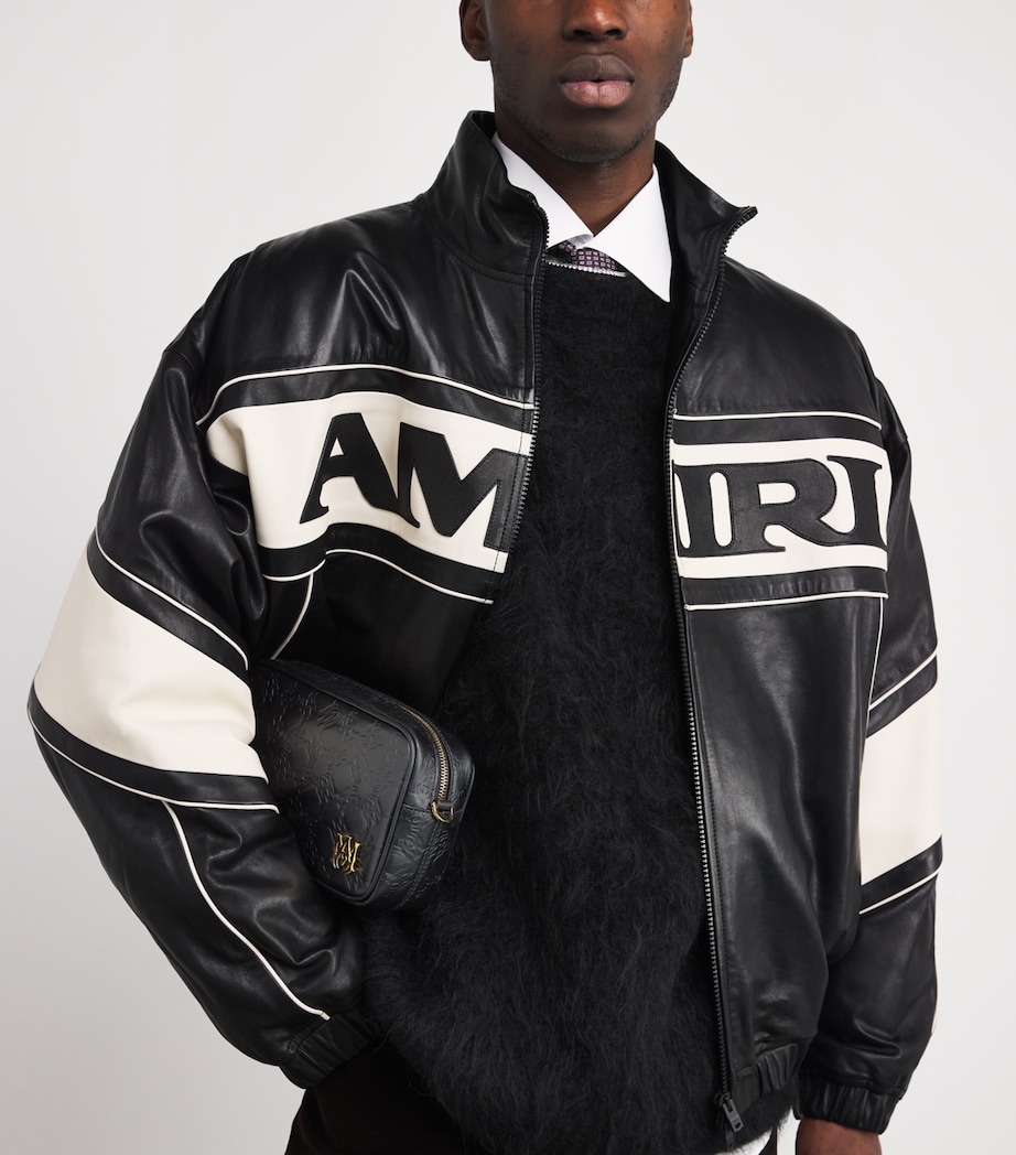 Leather MA Quad Camera Case BLACK Image 2