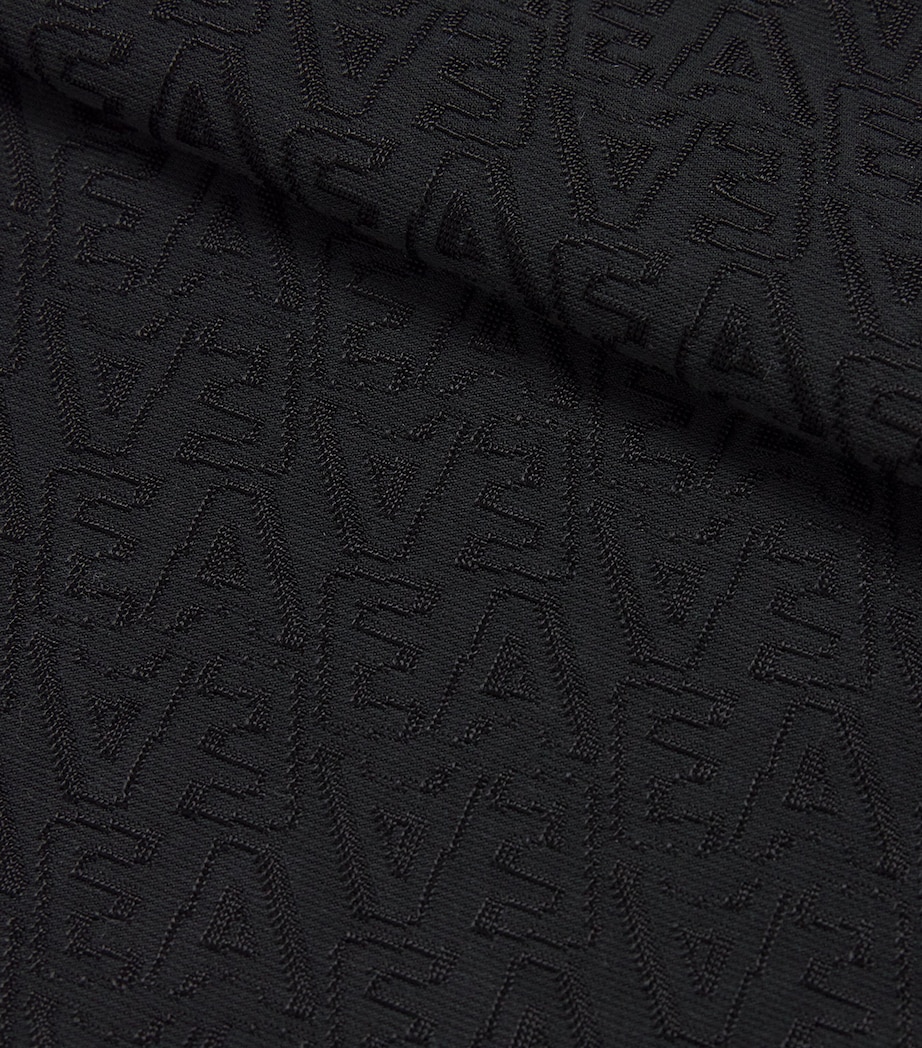 Jacquard Logo T-Shirt (4-16 Years) ICONICO 0920 BLU NAV Image 3