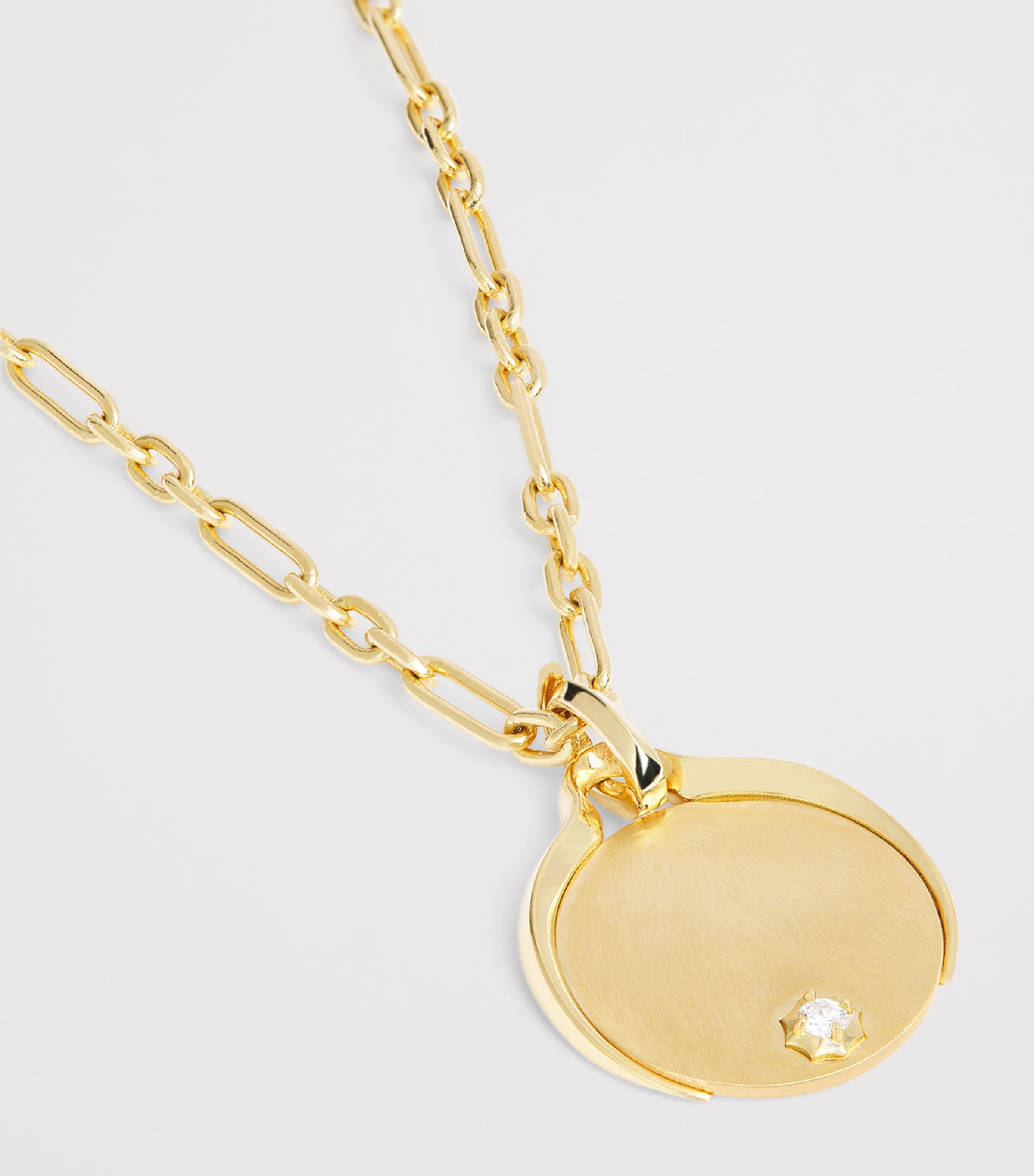 Jade Trau Yellow Gold and Diamond Diana Charm Yellow Gold Image 5