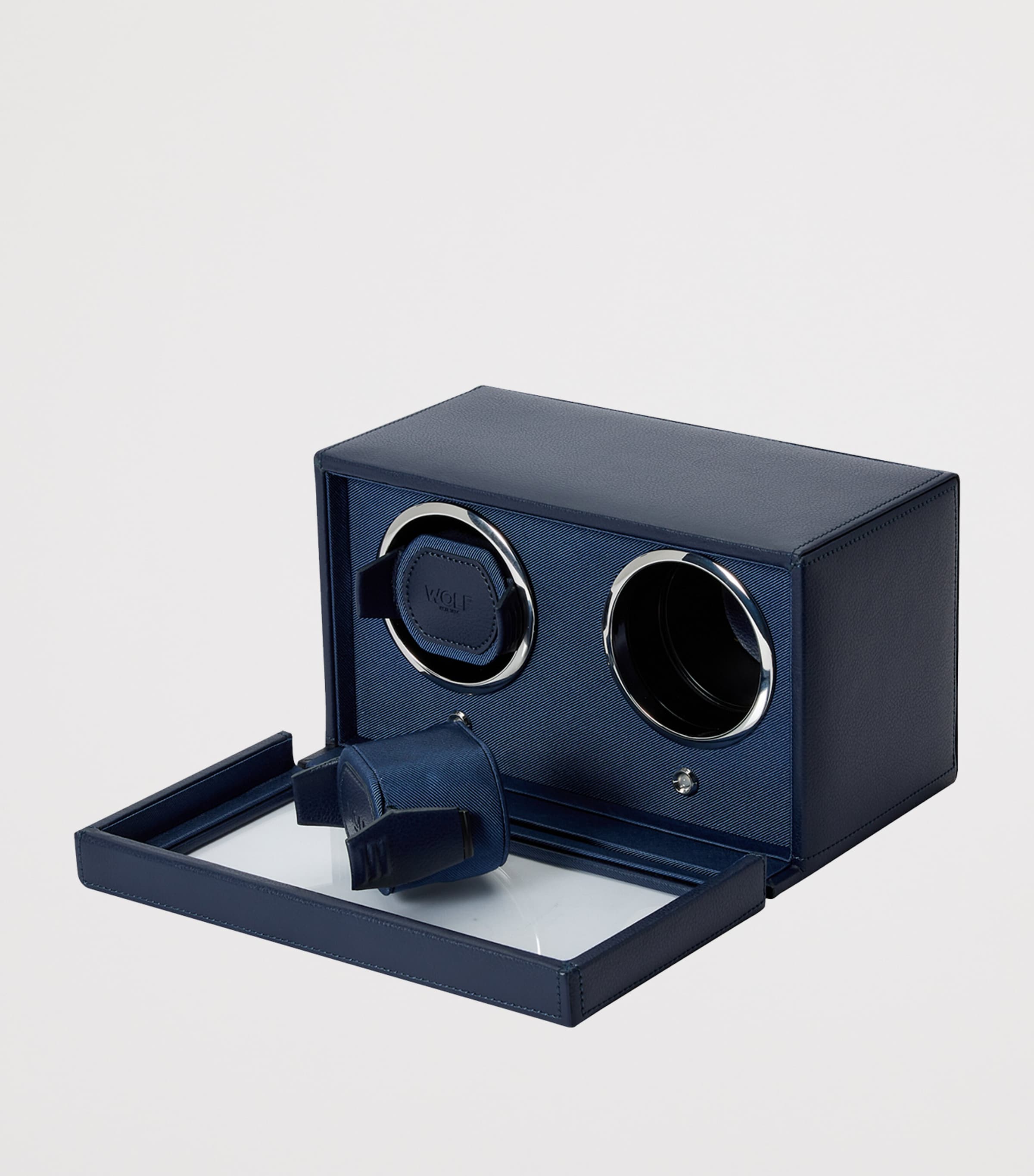 Cub Double Watch Winder with Cover NAVY Image 2