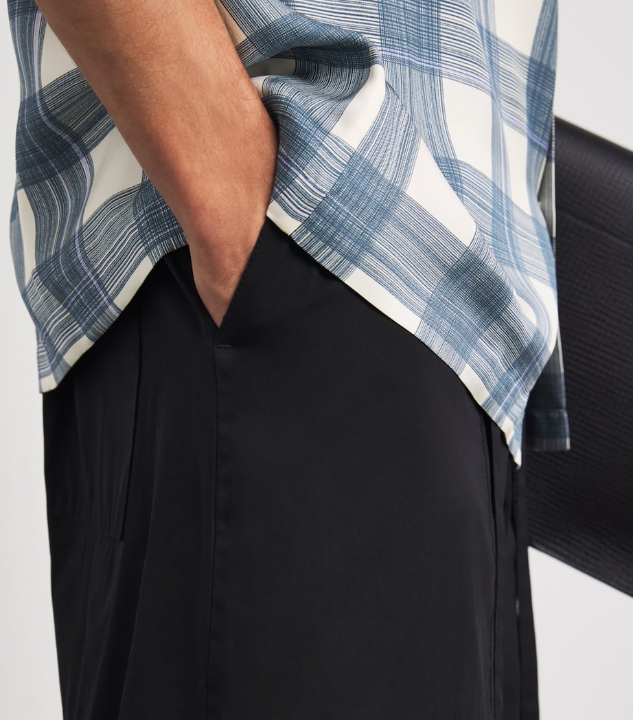 Short-Sleeve Check Shirt 294 BLUE HYDRANGEA Image 6