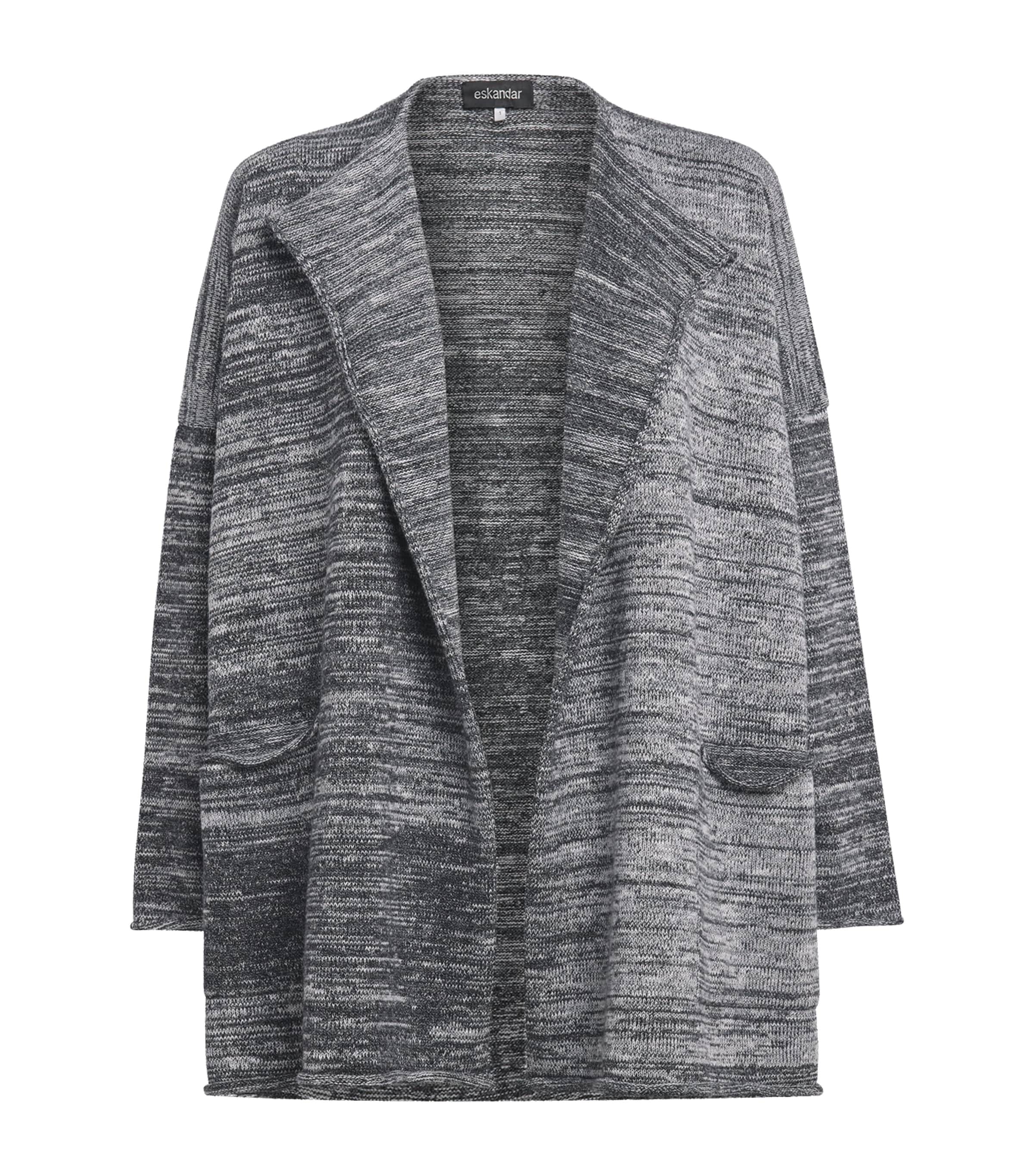 Eskandar Combed Cotton-linen Knitted Jacket