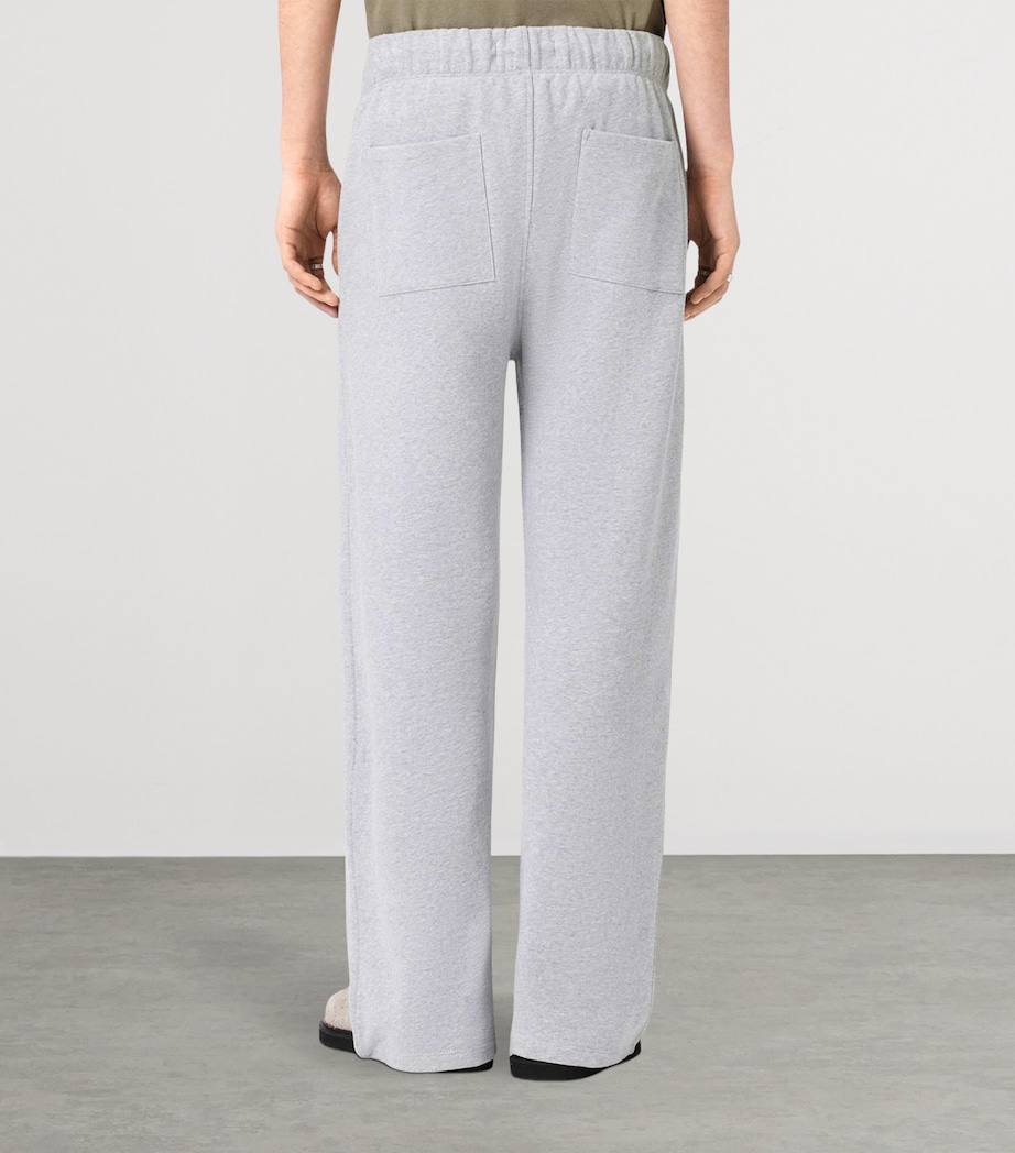 AllSaints Mens Cotton Asher Sweatpants Grey Marl Image 4