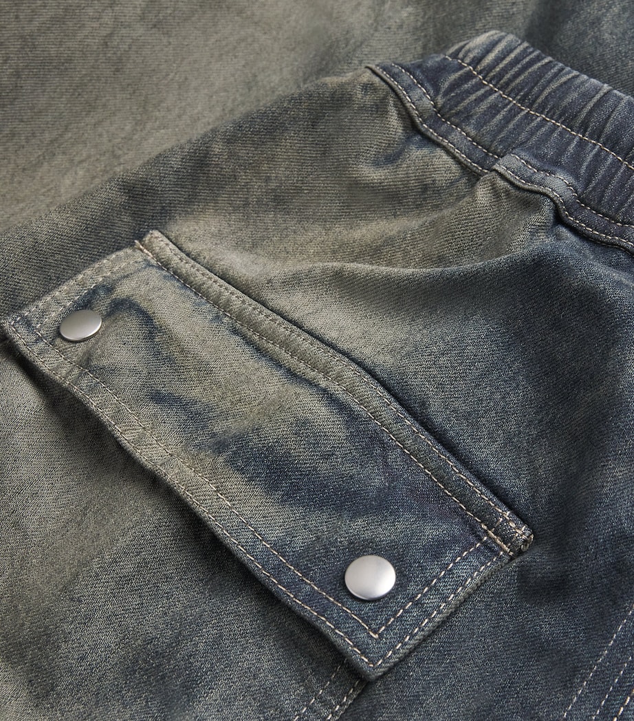 Cotton Bela Wide-Leg Trousers DARKDUST DEGRADE Image 5