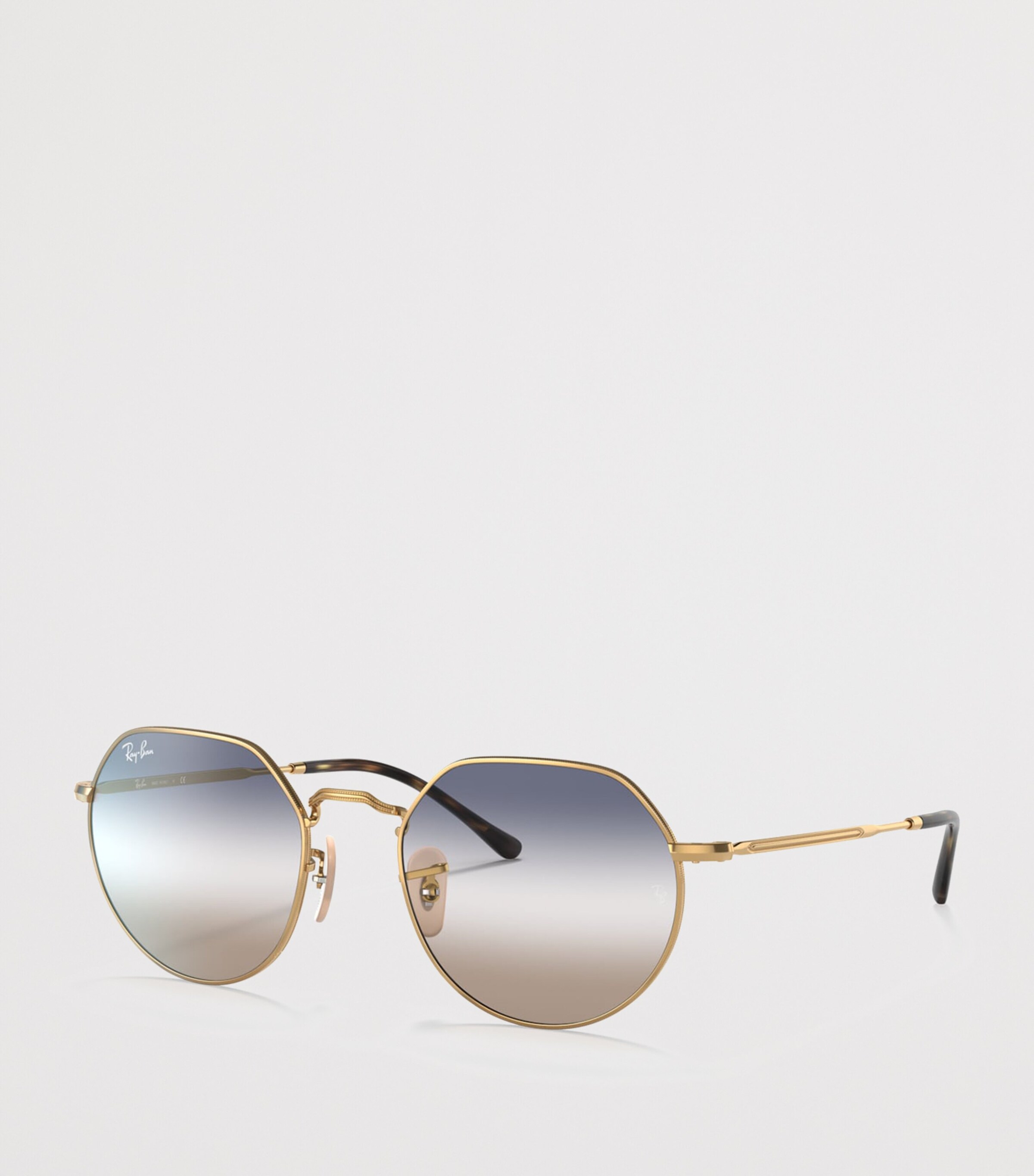 Ray-Ban Metal Jack Round Sunglasses Gold Image 2