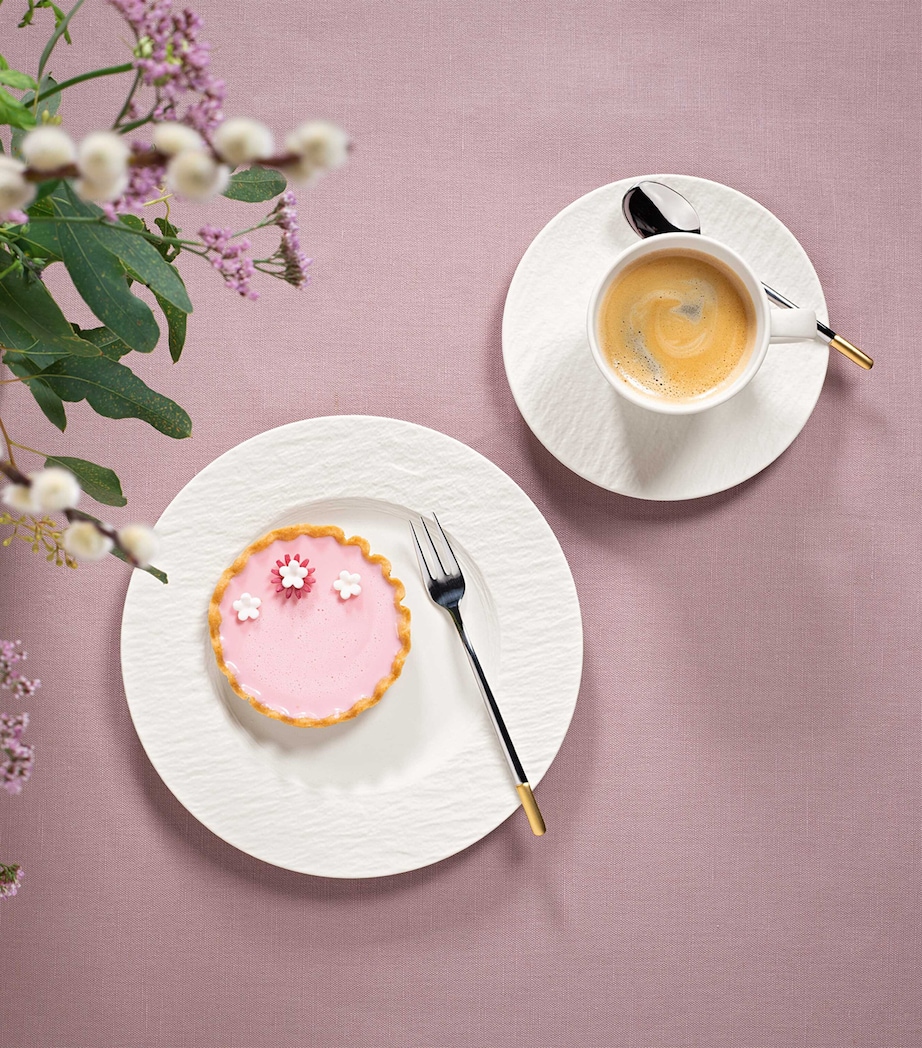 Porcelain Manufacture Rock Breakfast Set WHITE Image 3