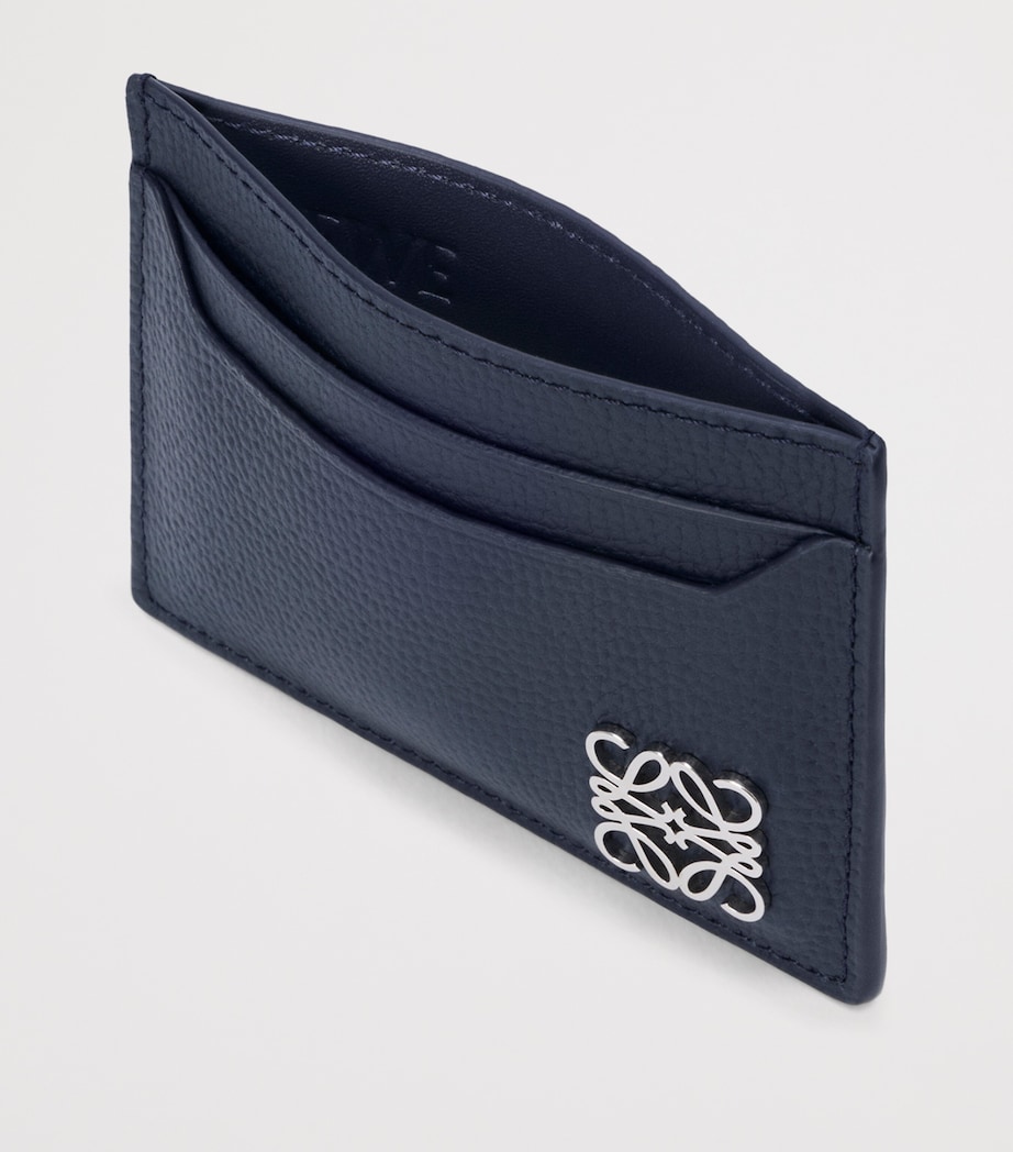 LOEWE Leather Anagram Card Holder Deep Navy Image 2