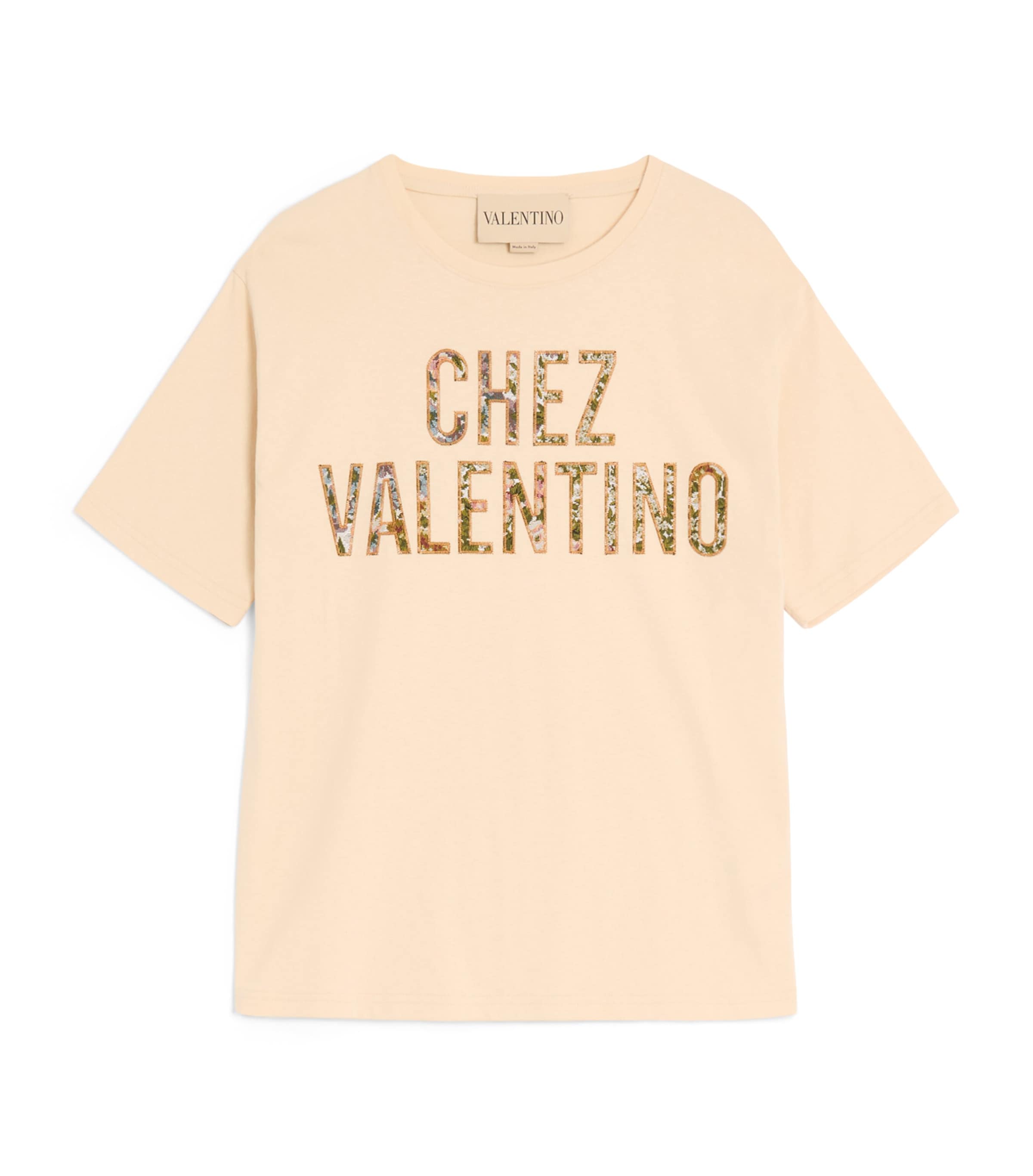 Valentino Womens Cotton Chez Valentino T-Shirt Image 1