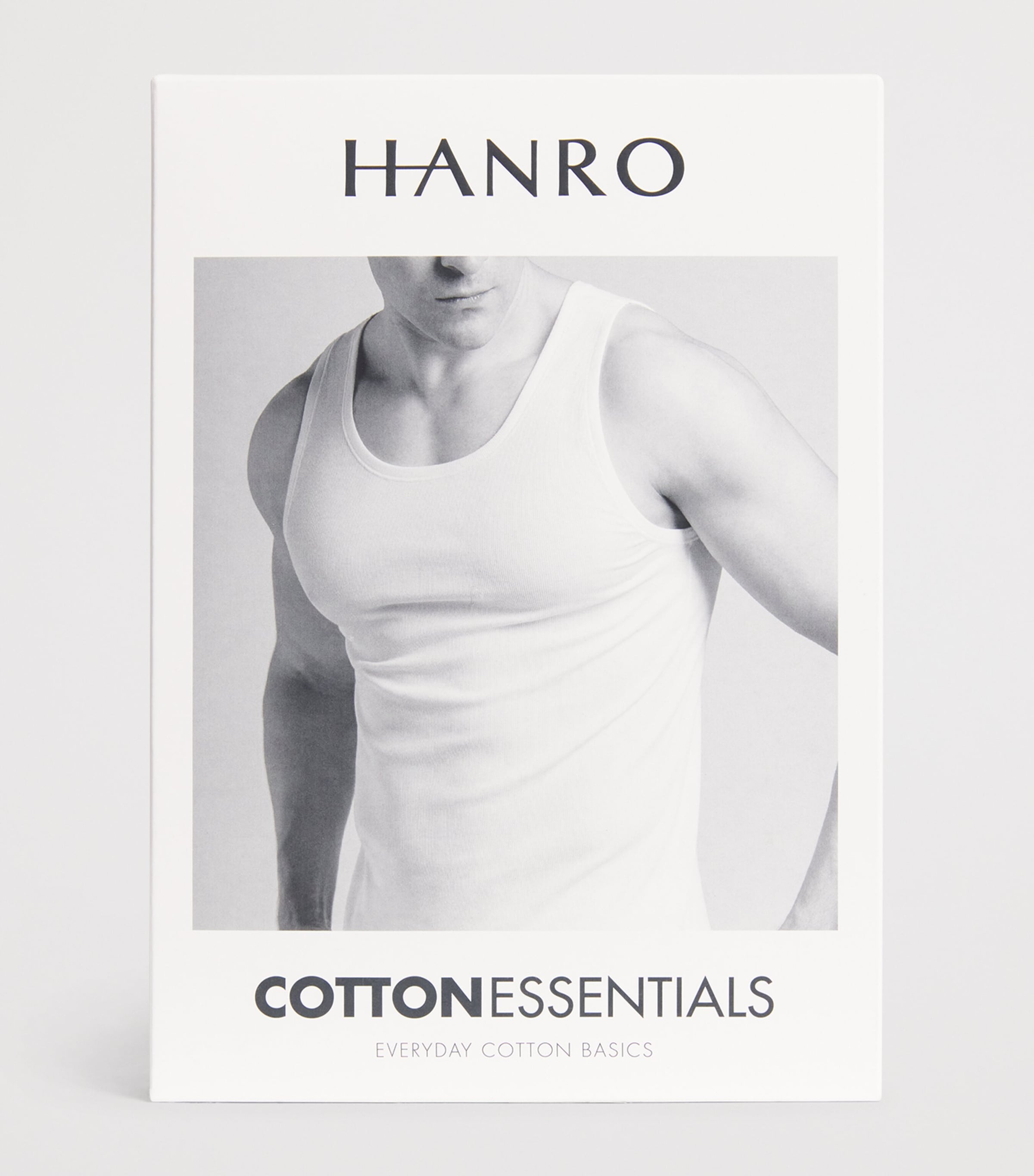 Cotton Essentials Tank Top 0101-WHITE Image 5