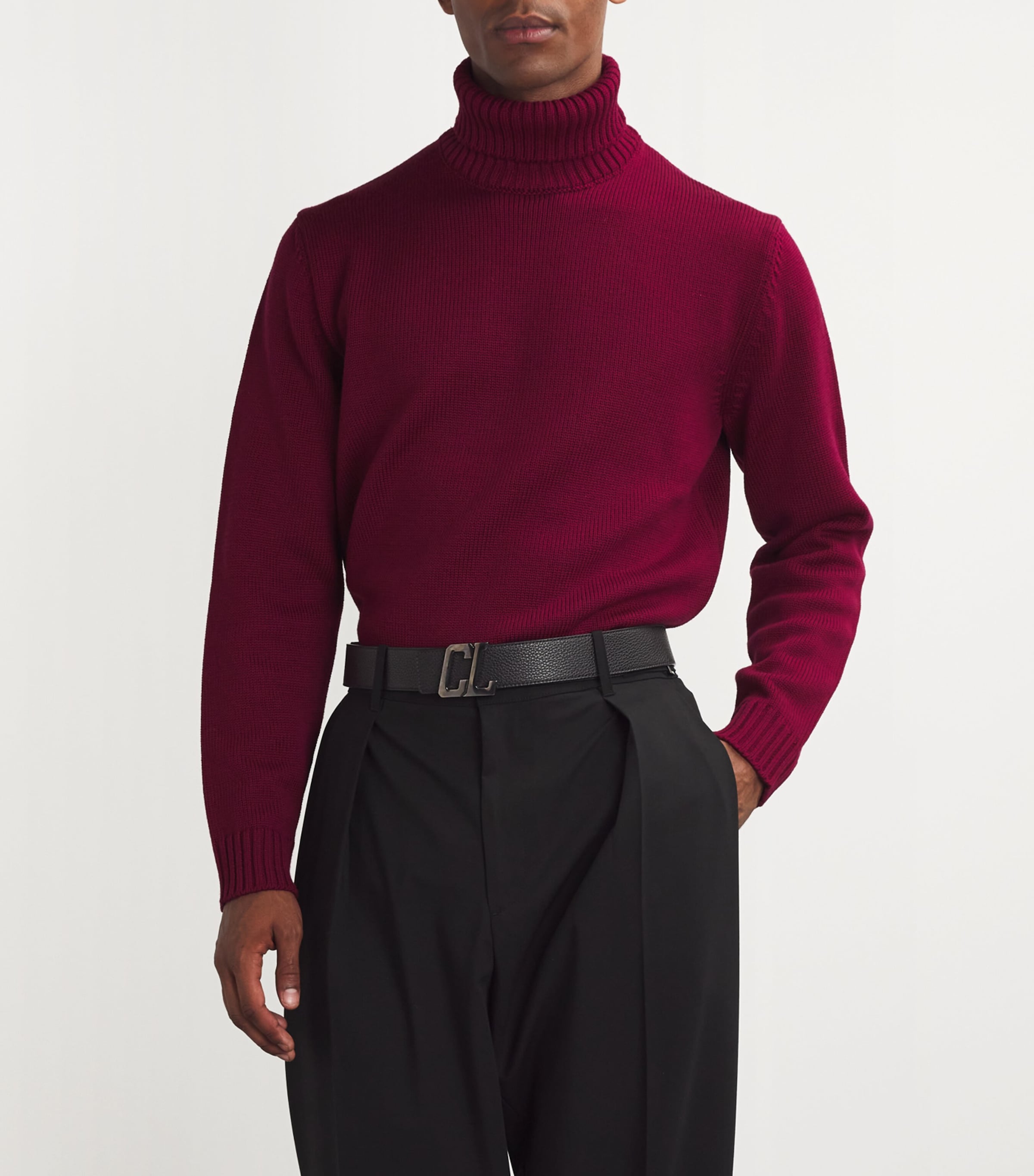 Happy Rui Leather Monogram Belt Q156 Image 3