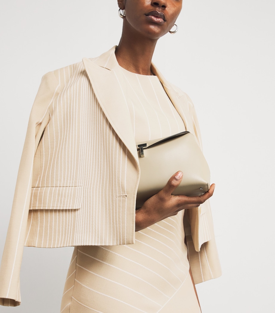 Embroidered Stripe Maryse Maxi Dress AFFOGATO/IVORY Image 4