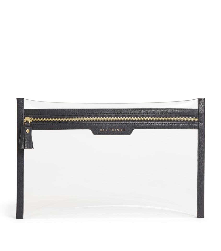 Big Things Loose Pocket Pouch CLEAR/MARINE Image 1