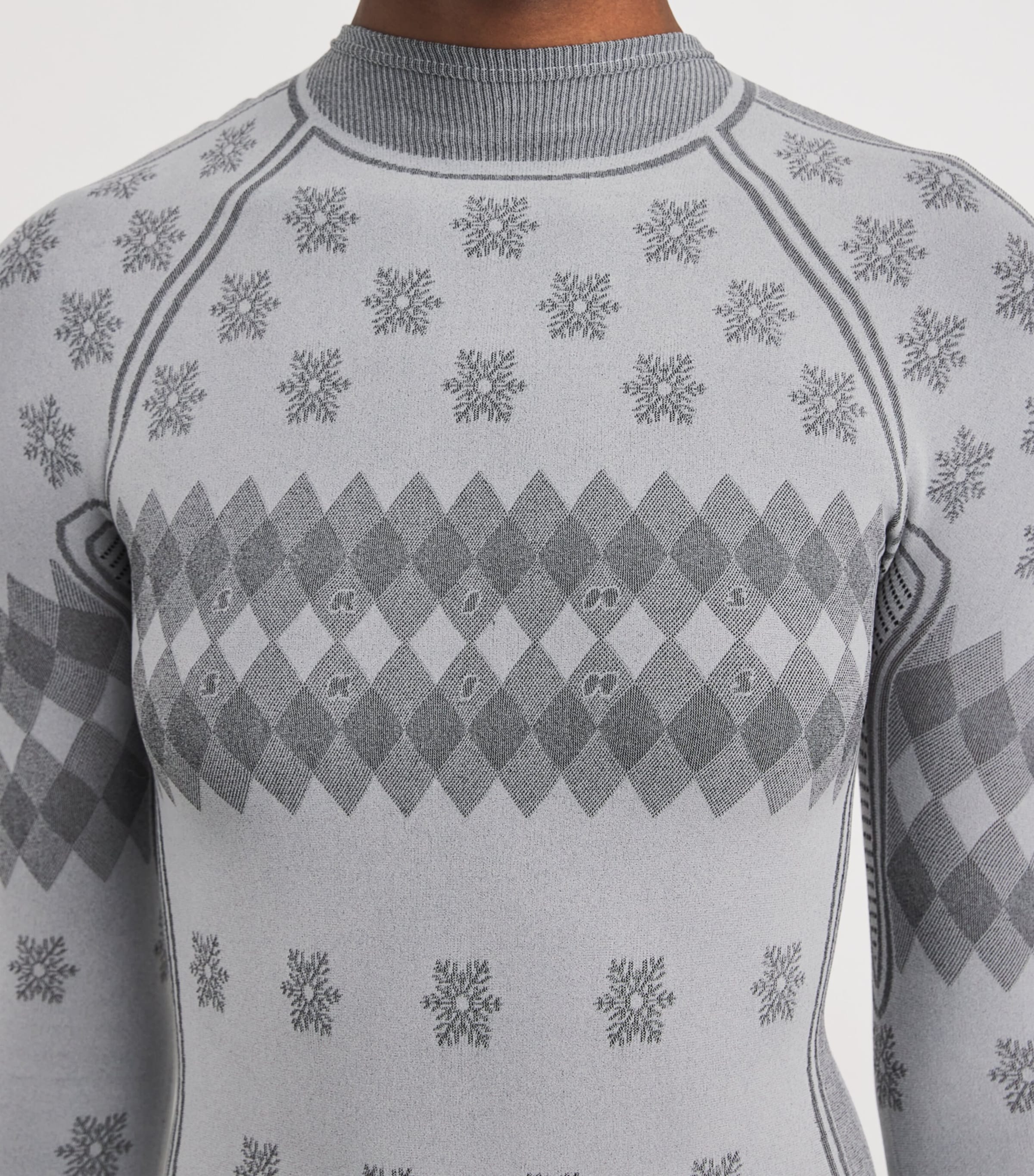 First Layers High-Neck Jumpsuit MIRROR WNTR FAIRISLE Image 4