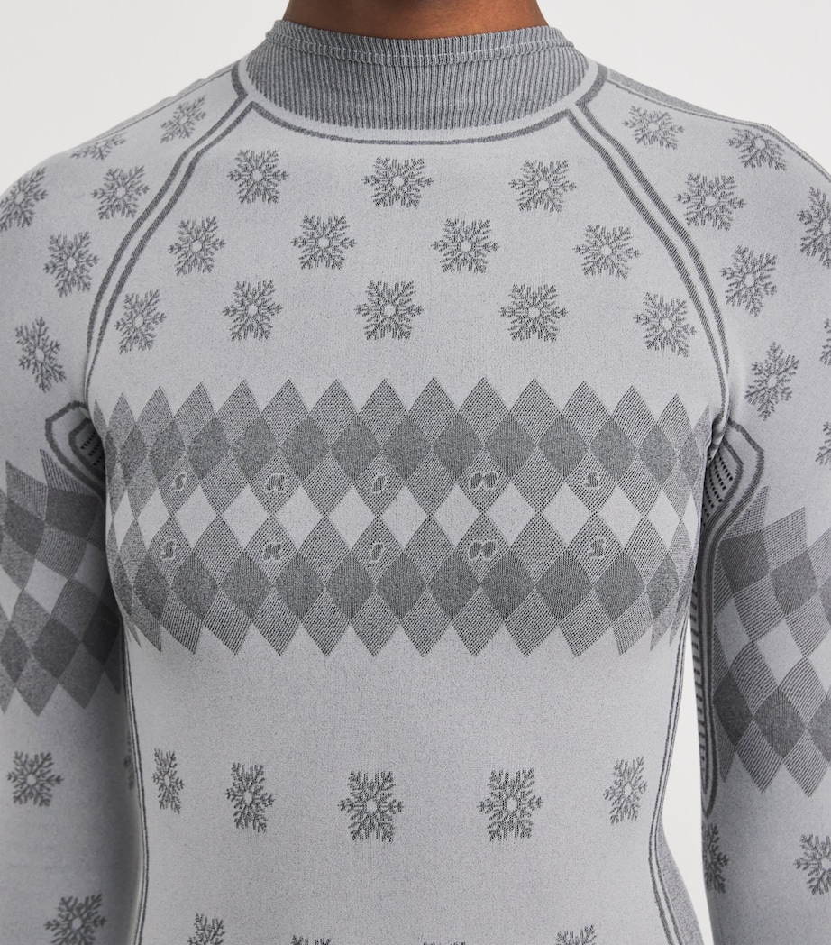 First Layers High-Neck Jumpsuit MIRROR WNTR FAIRISLE Image 4