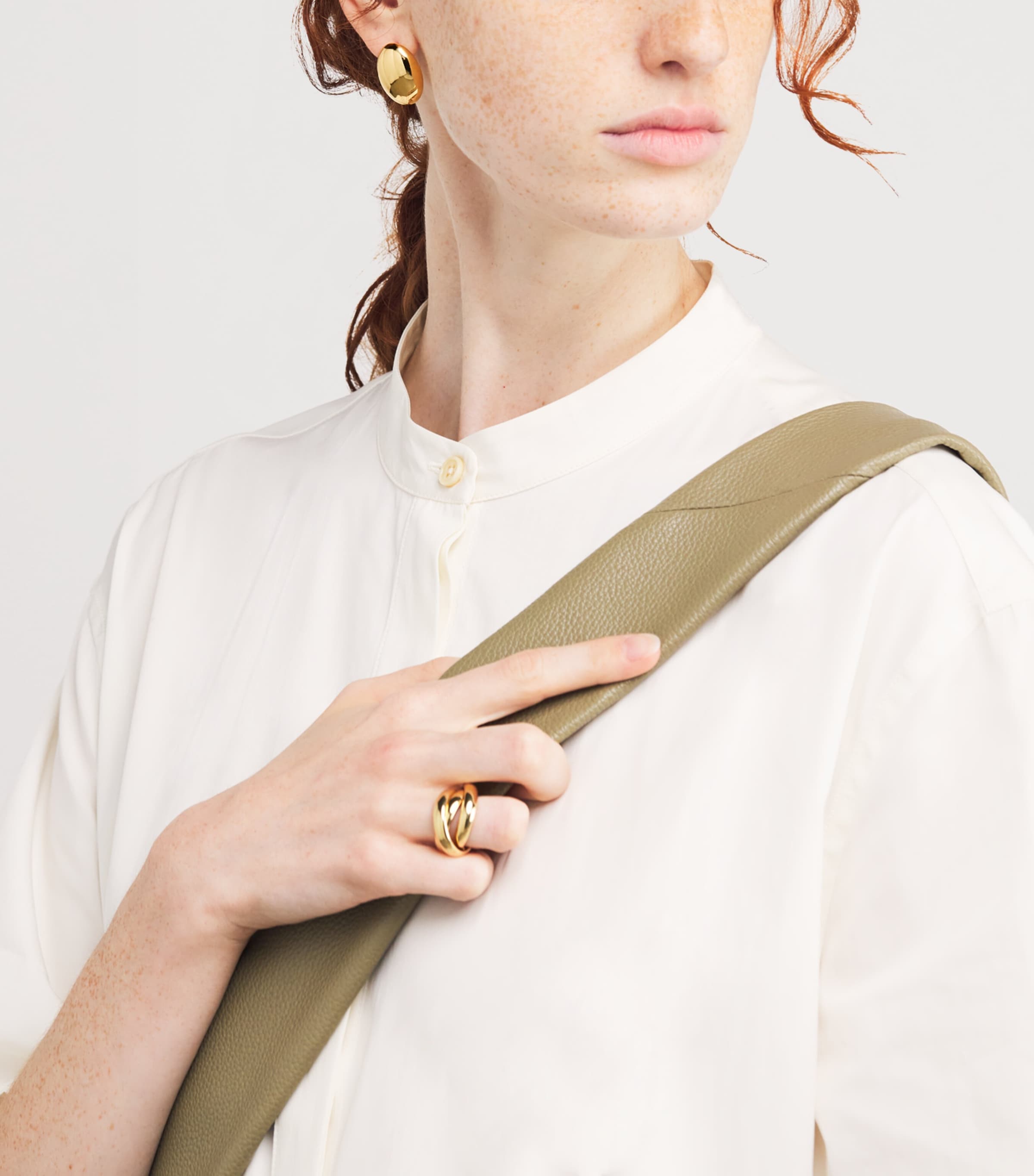 LIÉ STUDIO Gold-Plated The Camille Earrings Gold Image 5