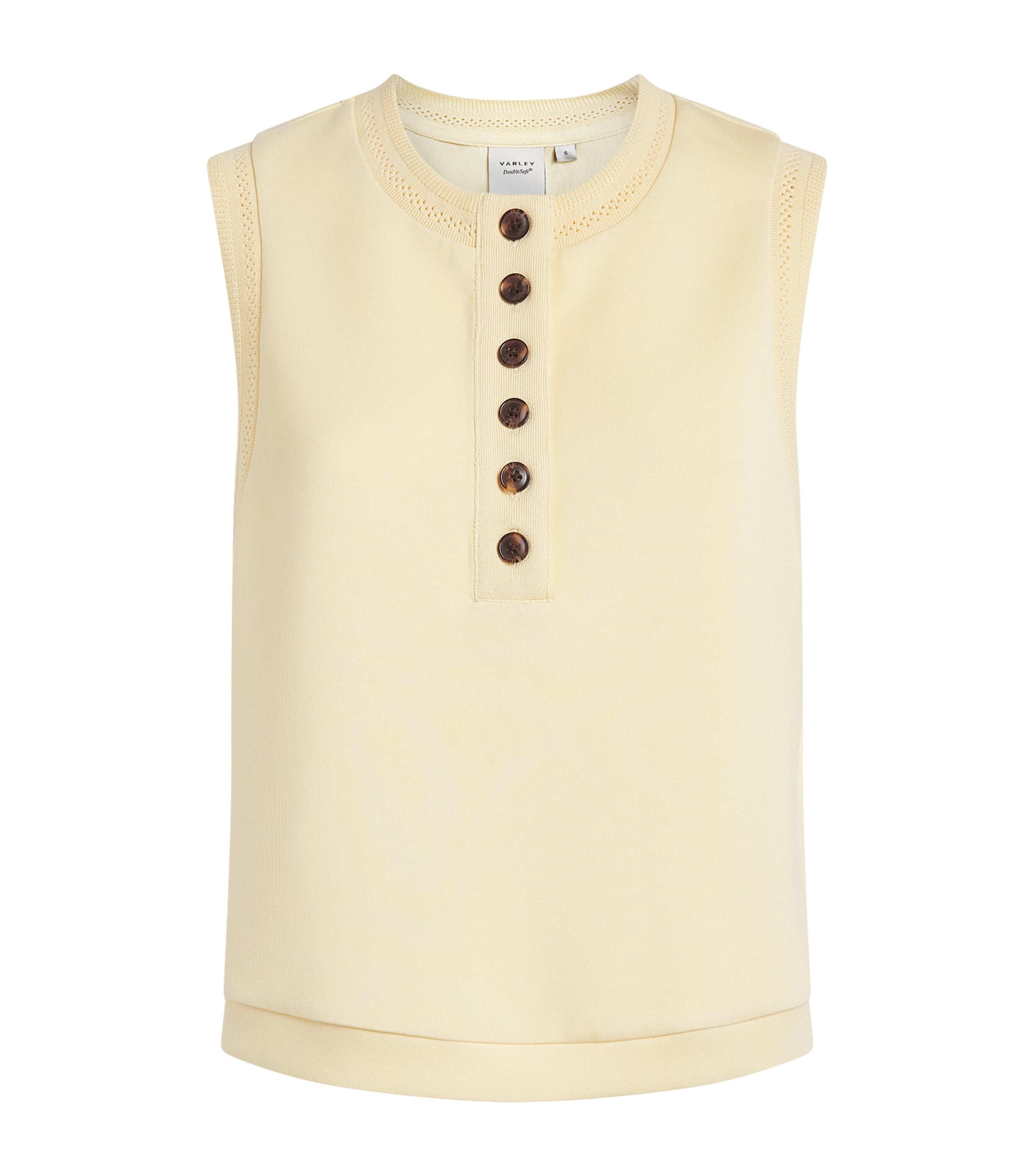 Varley Marla Tank Sweater Vest In Ivory
