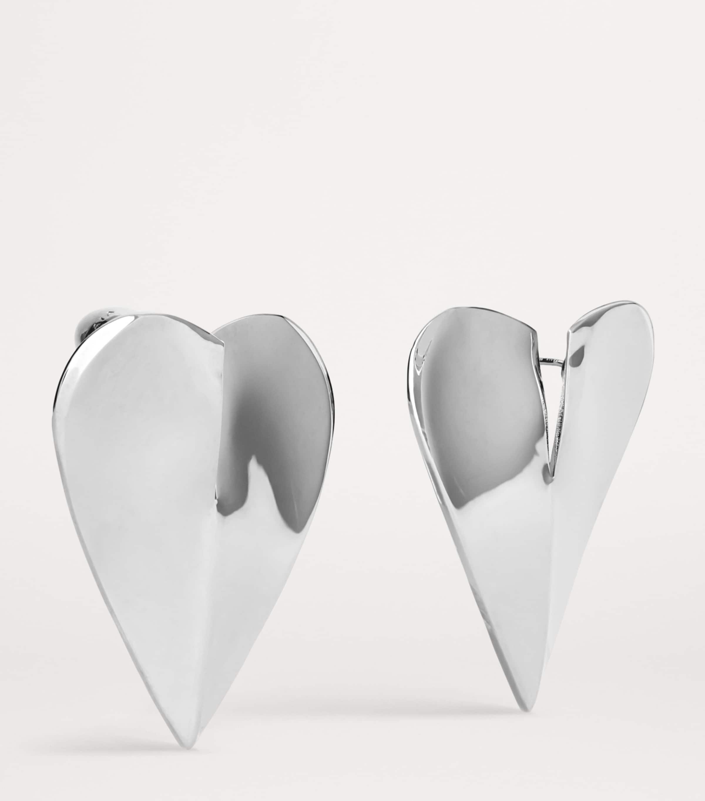 Le Coeur Stud Earrings ARGENT Image 4
