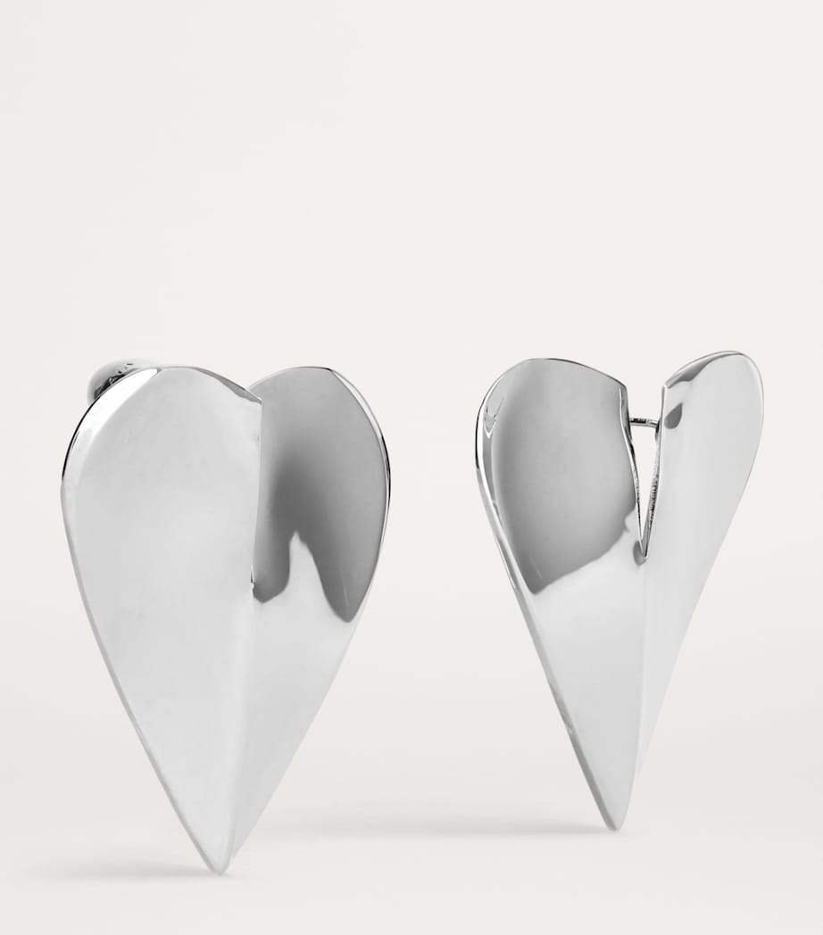 Le Coeur Stud Earrings ARGENT Image 4