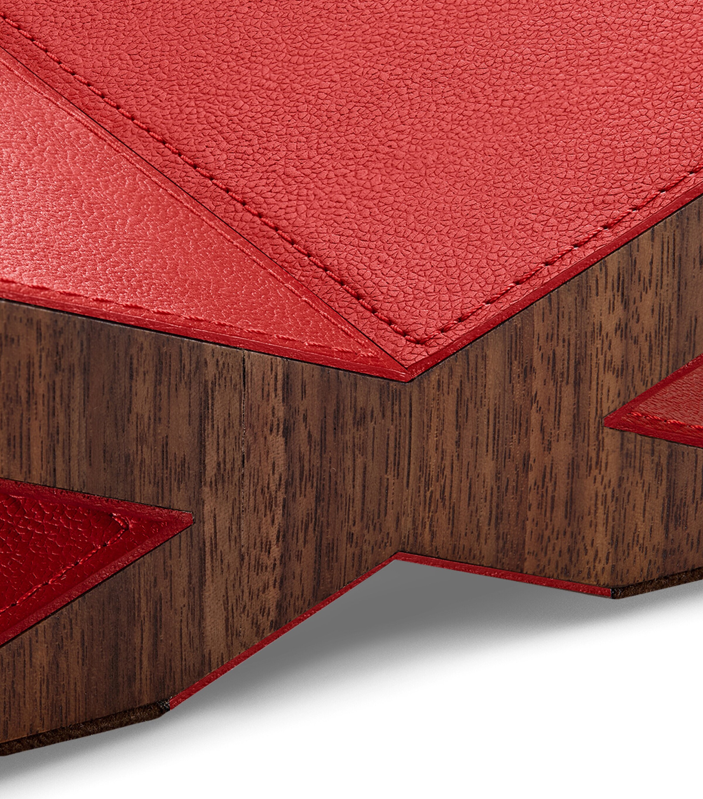 Walnut-Leather Culture Bookstand RED Image 4