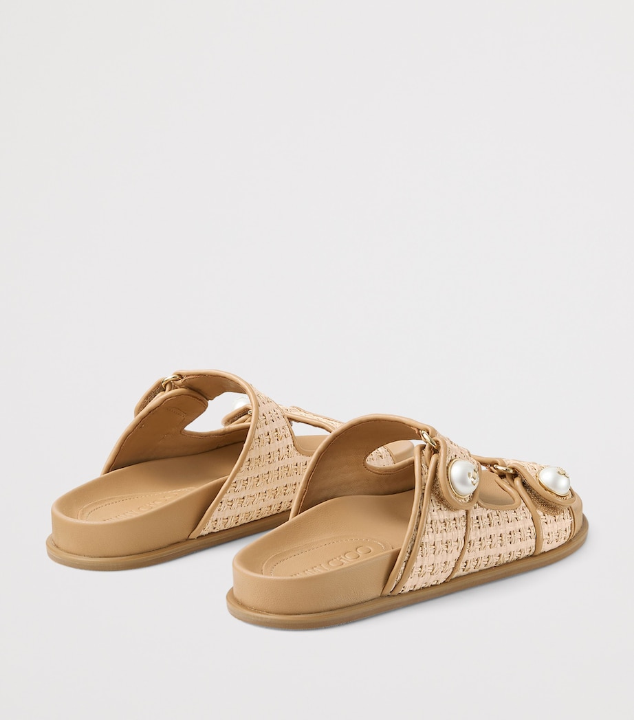 Fayence Raffia Sandals NATURAL/CAPPUCCINO Image 4