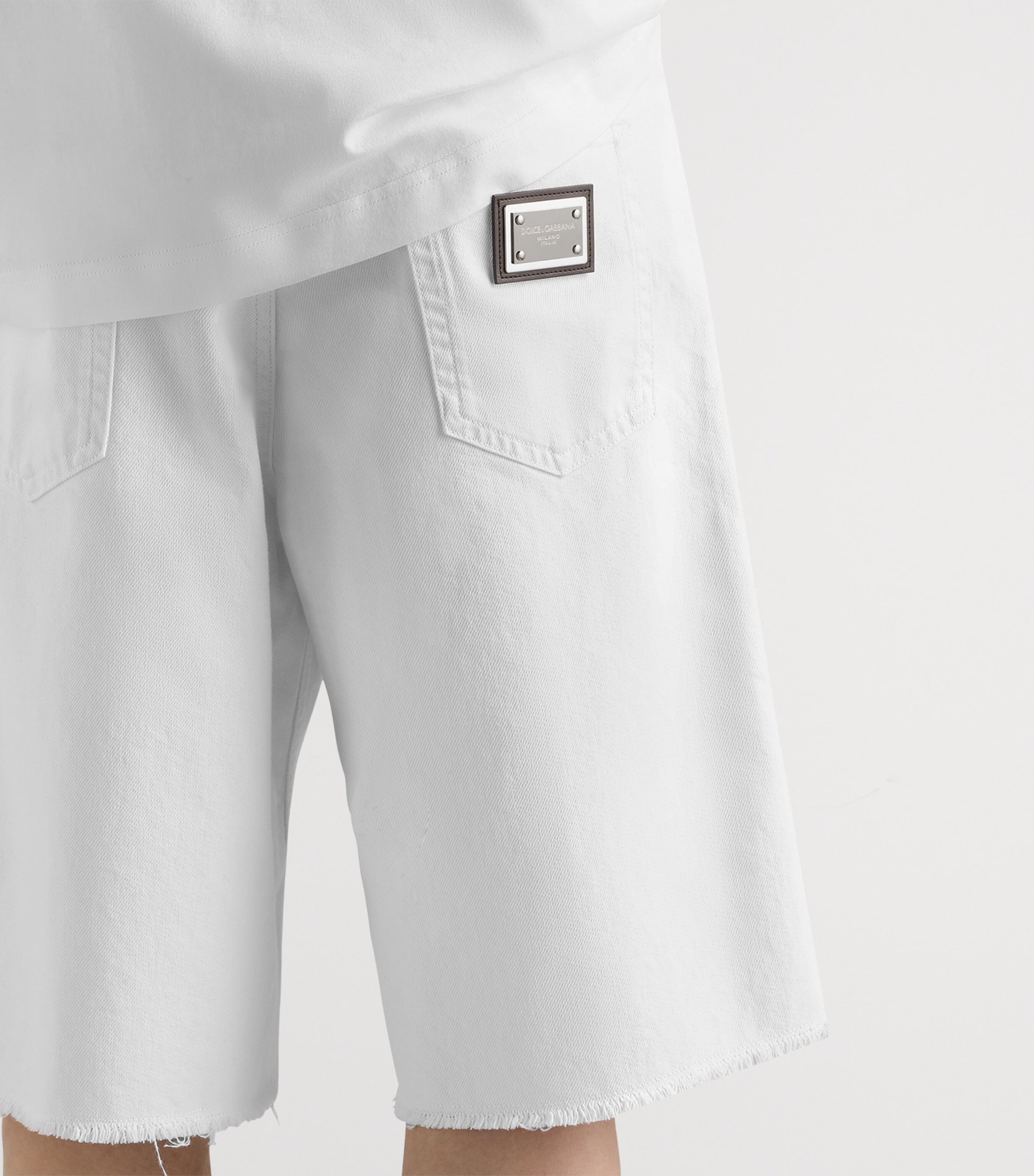 Dolce&Gabbana Mens Cotton Shorts Combined Colou Image 4