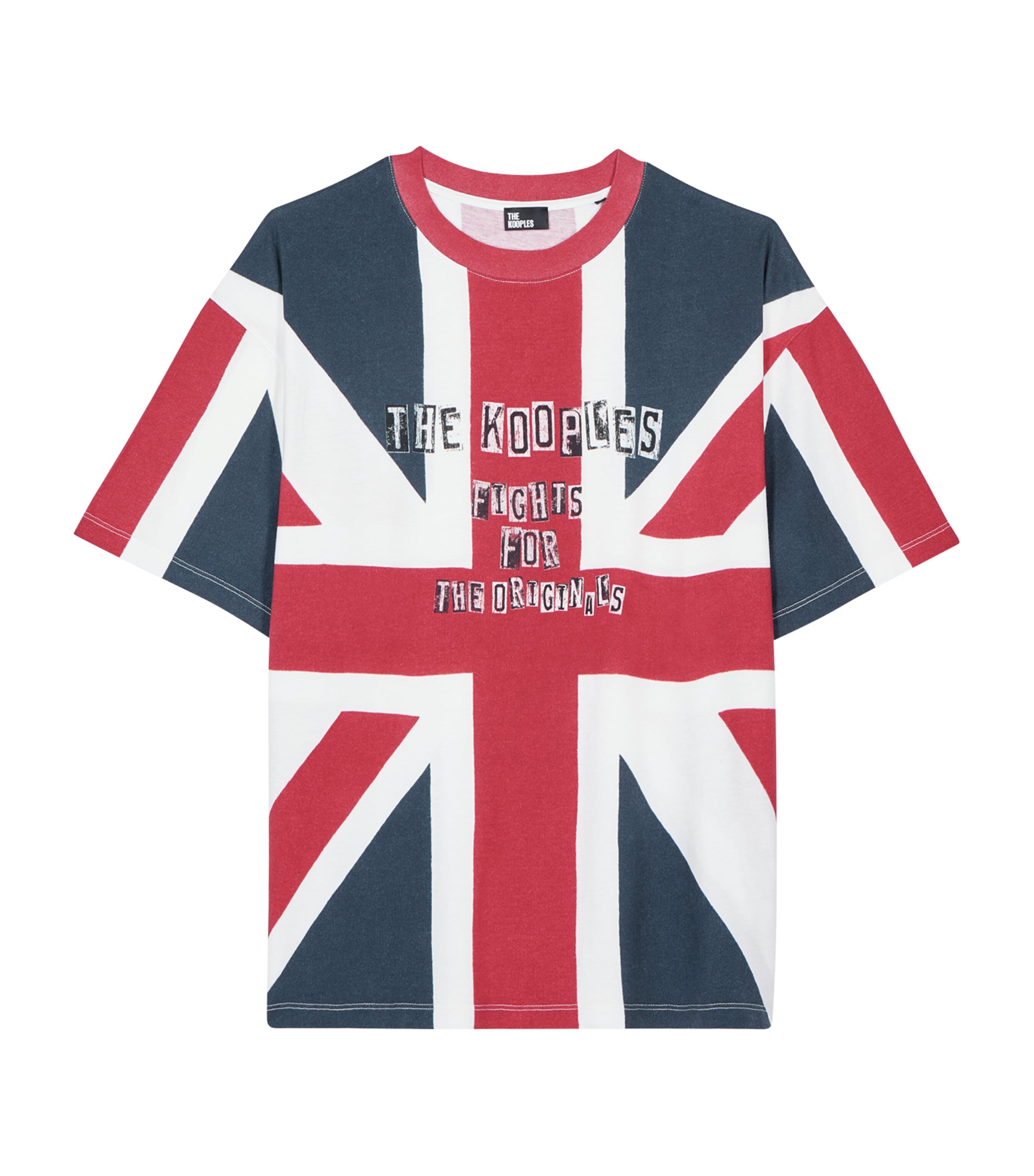 Shop The Kooples Union Jack T-shirt In Red