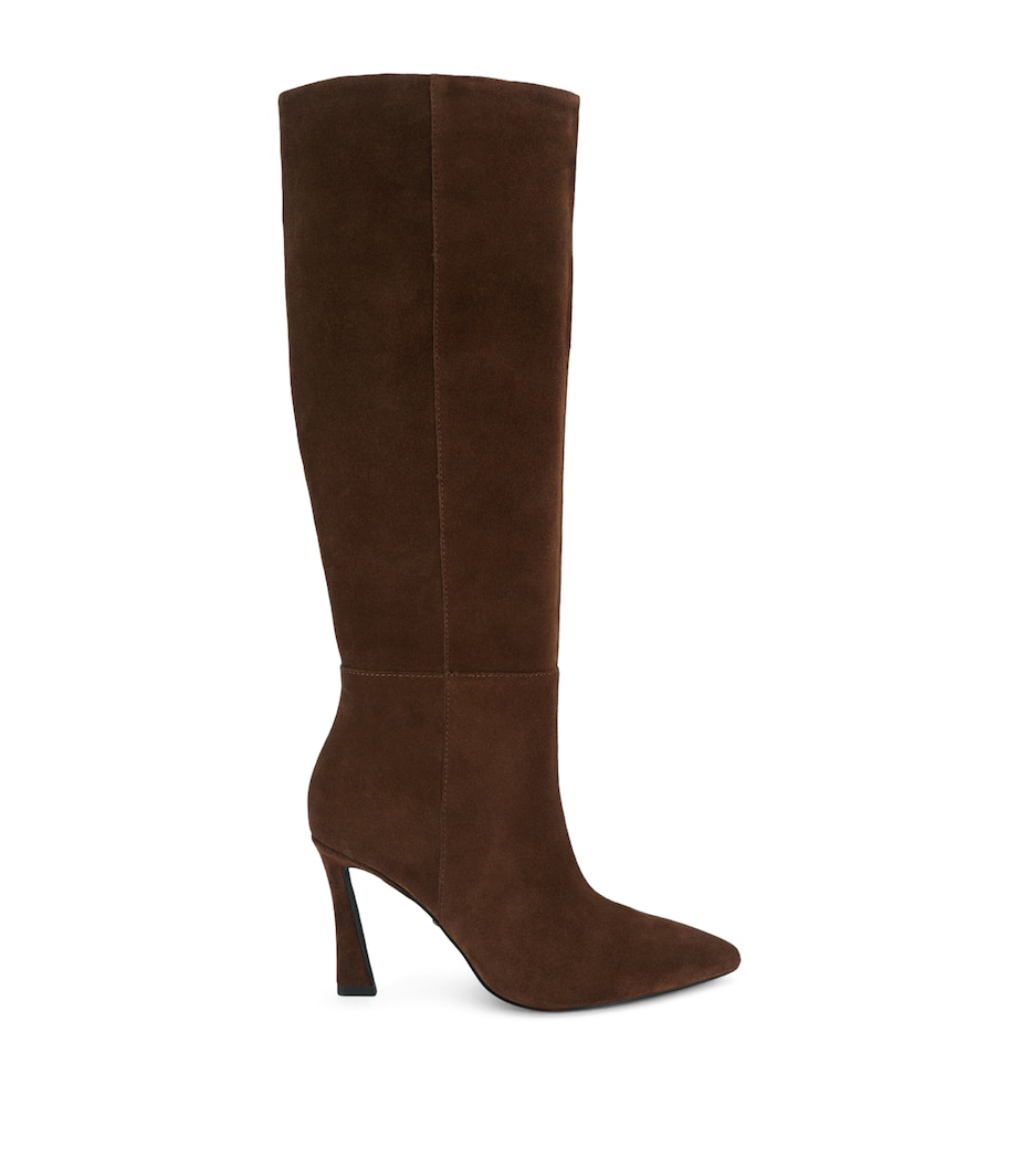 Kurt Geiger London Suede Annabel Knee-High Boots Brown Image 1