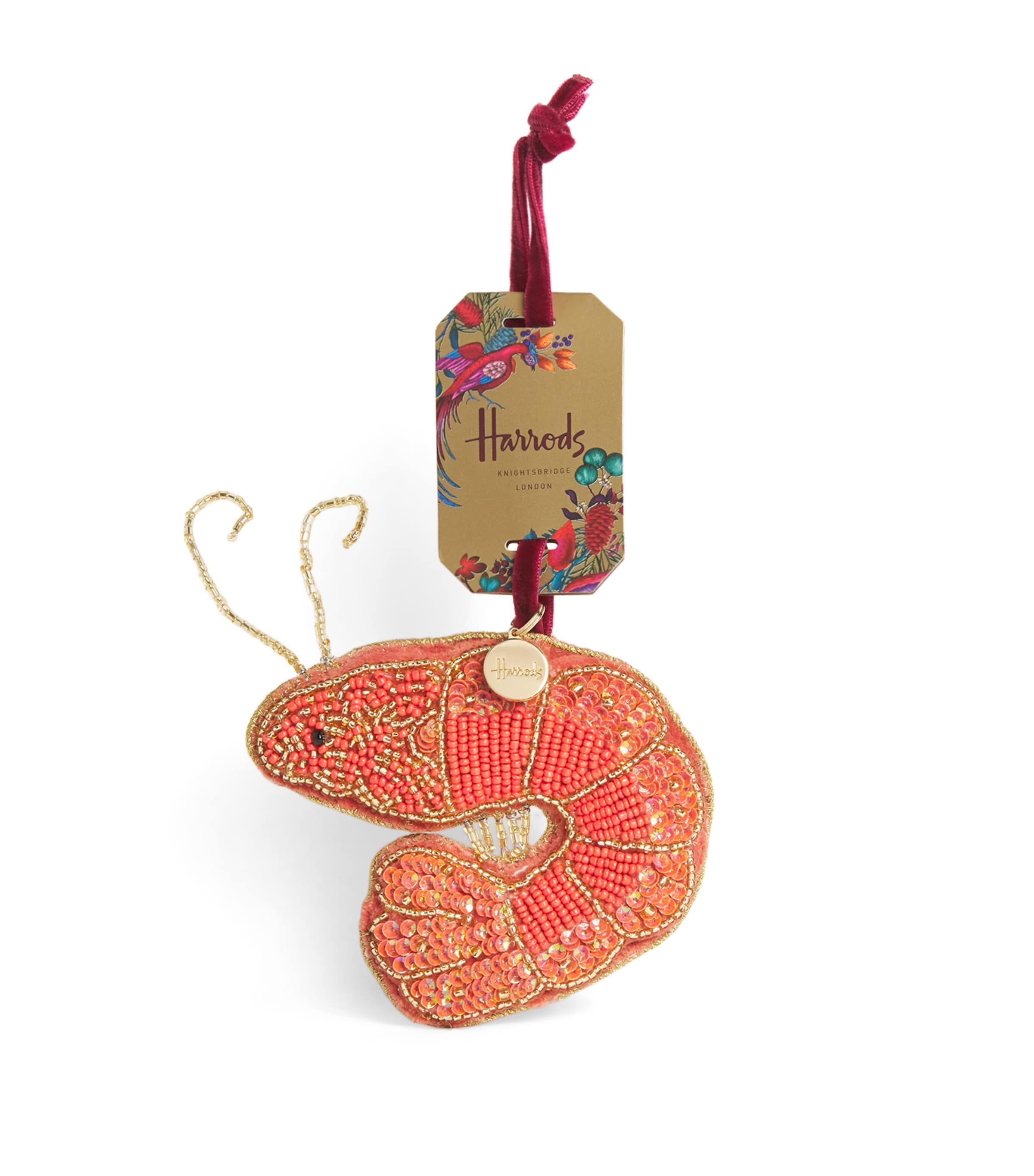 Beaded Prawn Tree Decoration MULTI Image 1