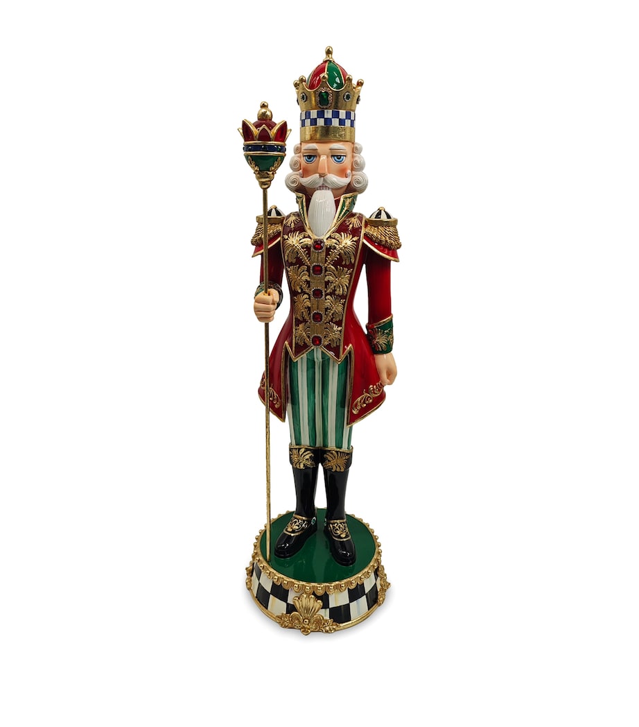MacKenzie-Childs Timeless Tartan Nutcracker Red Image 1