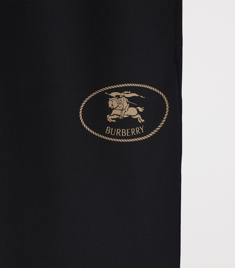 Cotton Knight Stamp Sweatpants BLACK Image 5