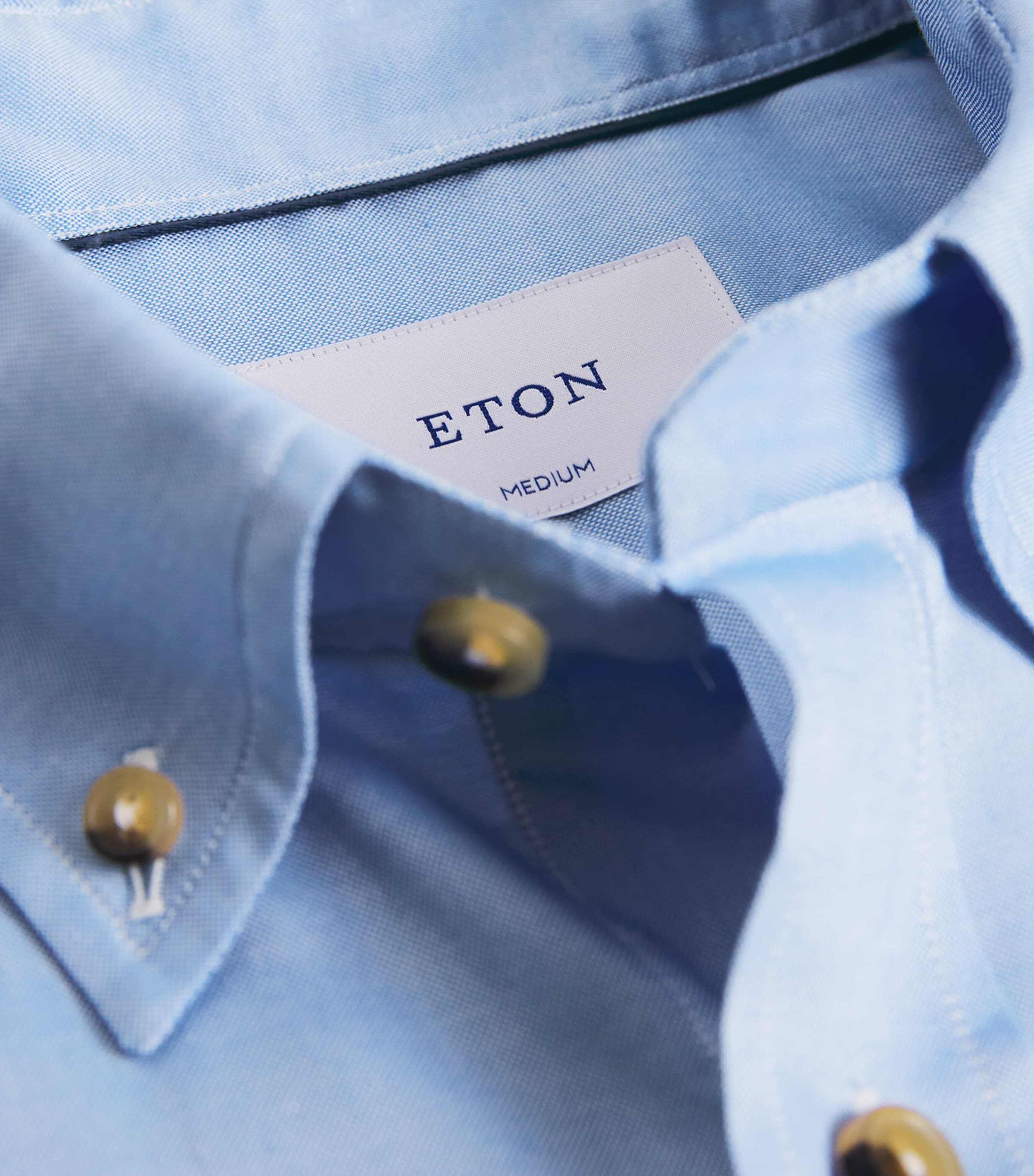 Organic Cotton Oxford Shirt 26 BLUE Image 5