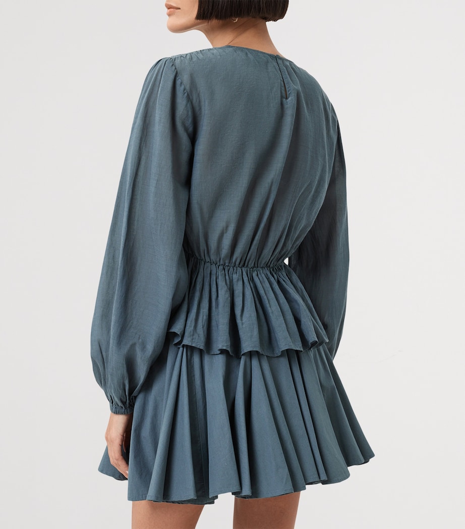 Gathered Melani Blouse DARK SLATE BLUE Image 5