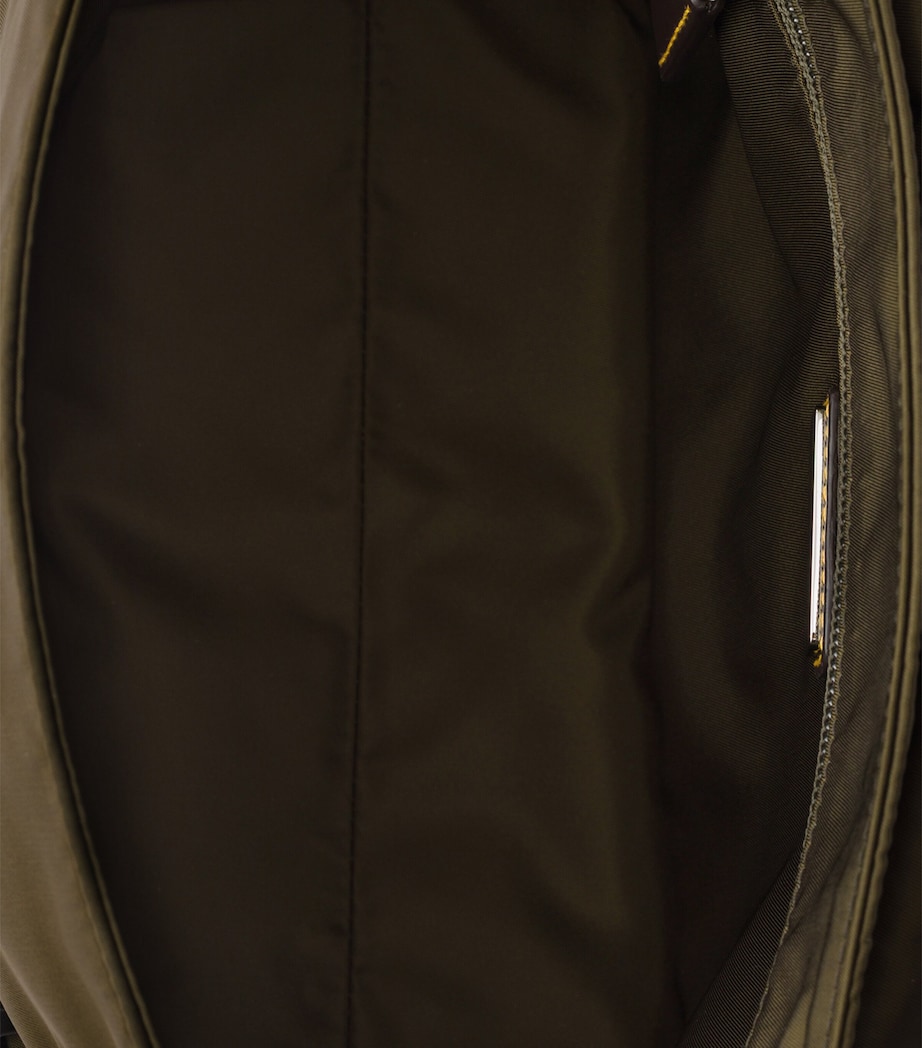 Prada Medium Leather and Re-Nylon Messenger Bag Image 5