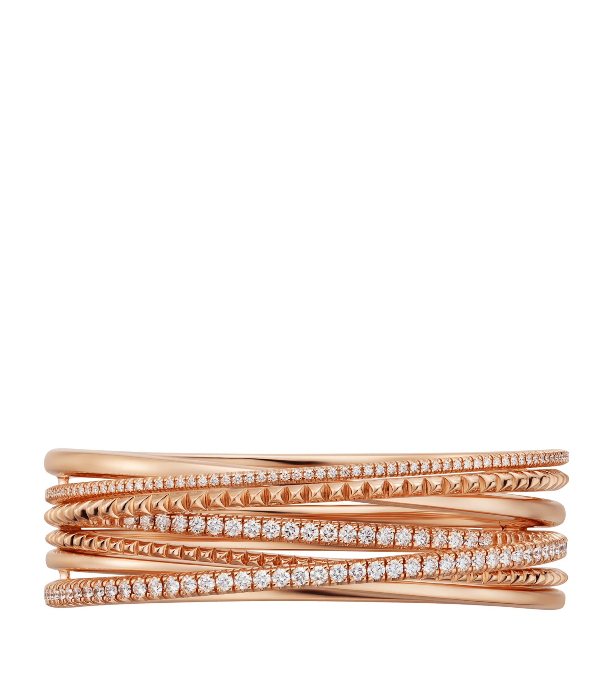 Cartier Rose Gold and Diamond Étincelle de Cartier Bangle Rose Gold Image 2